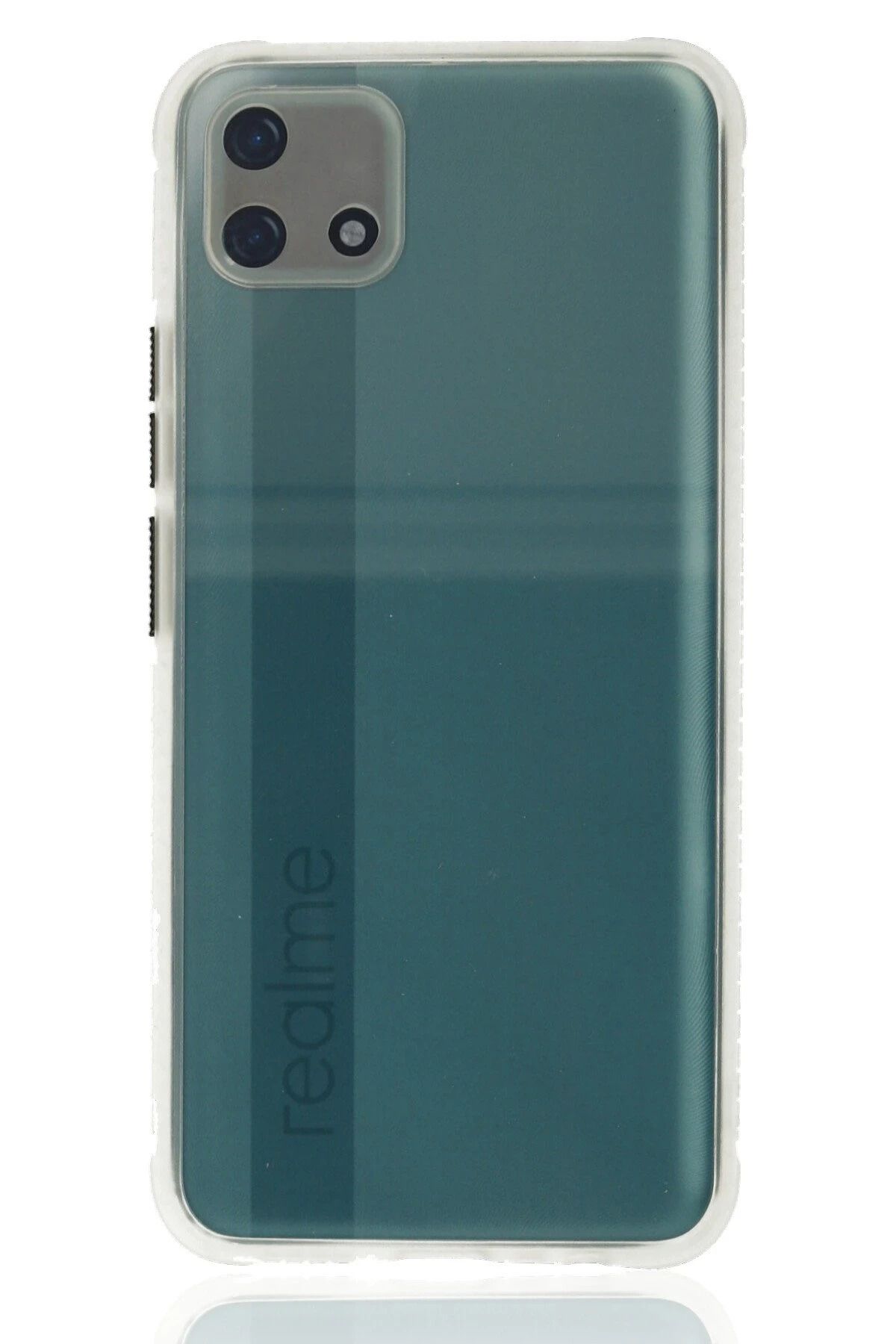 NewFace Realme C11 2021 Kılıf Miami Şeffaf Silikon - Şeffaf BSTMY