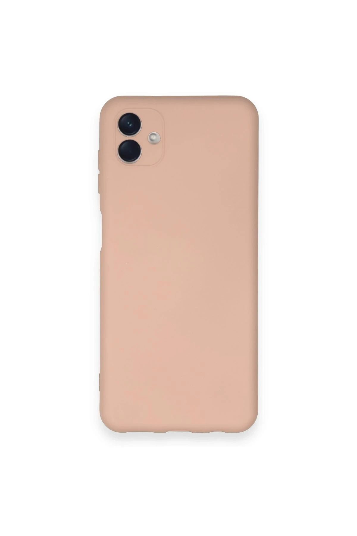 NewFace Samsung Galaxy A04 Kılıf Nano içi Kadife Silikon - Pudra JOJUA