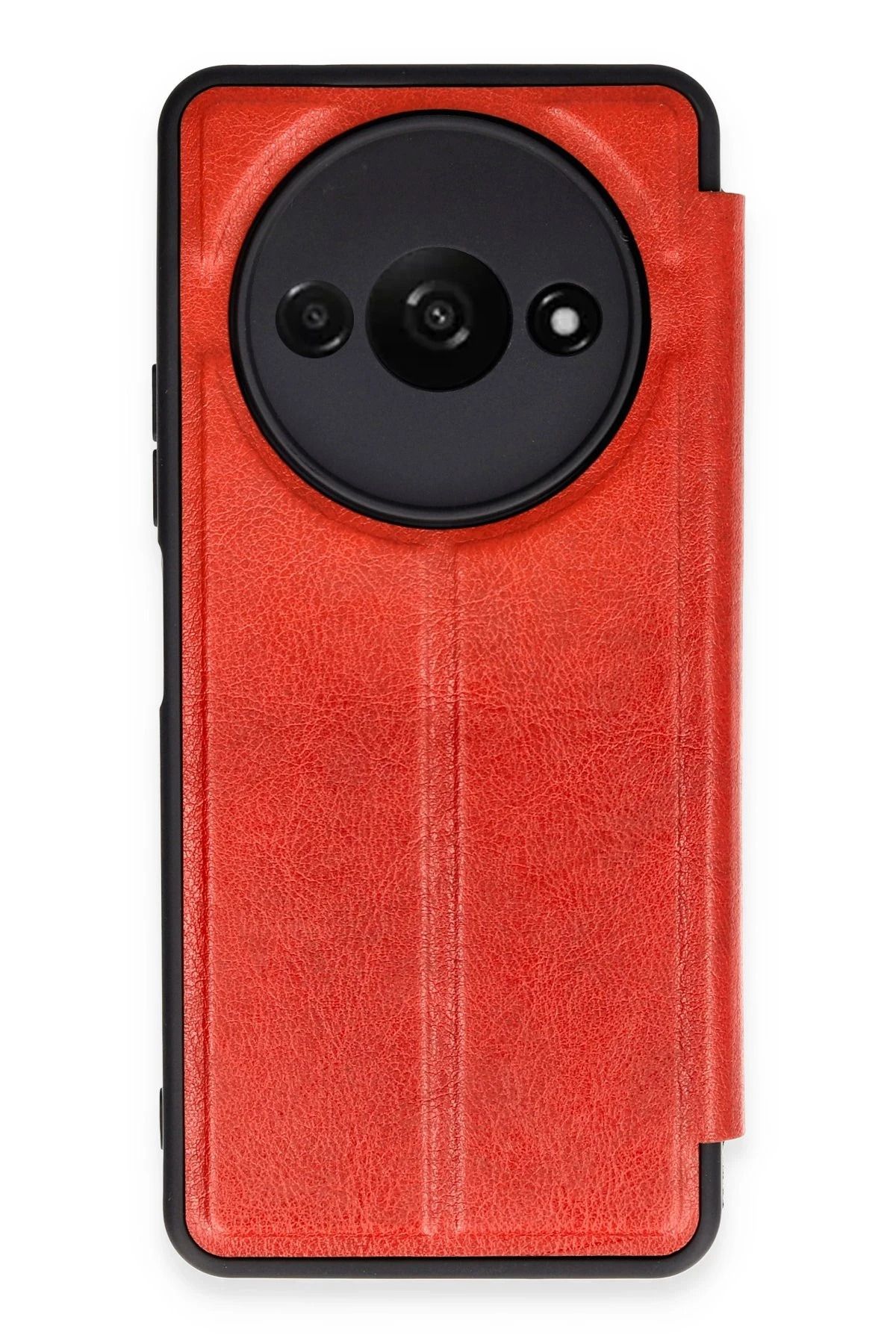 NewFace Xiaomi Redmi A3 4G Kılıf Flip Cover - Kırmızı HNZRN