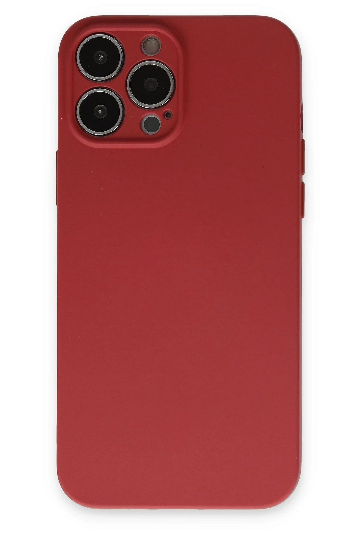 NewFace iPhone 13 Pro Kılıf Nano içi Kadife Silikon - Kiremit JOJUA