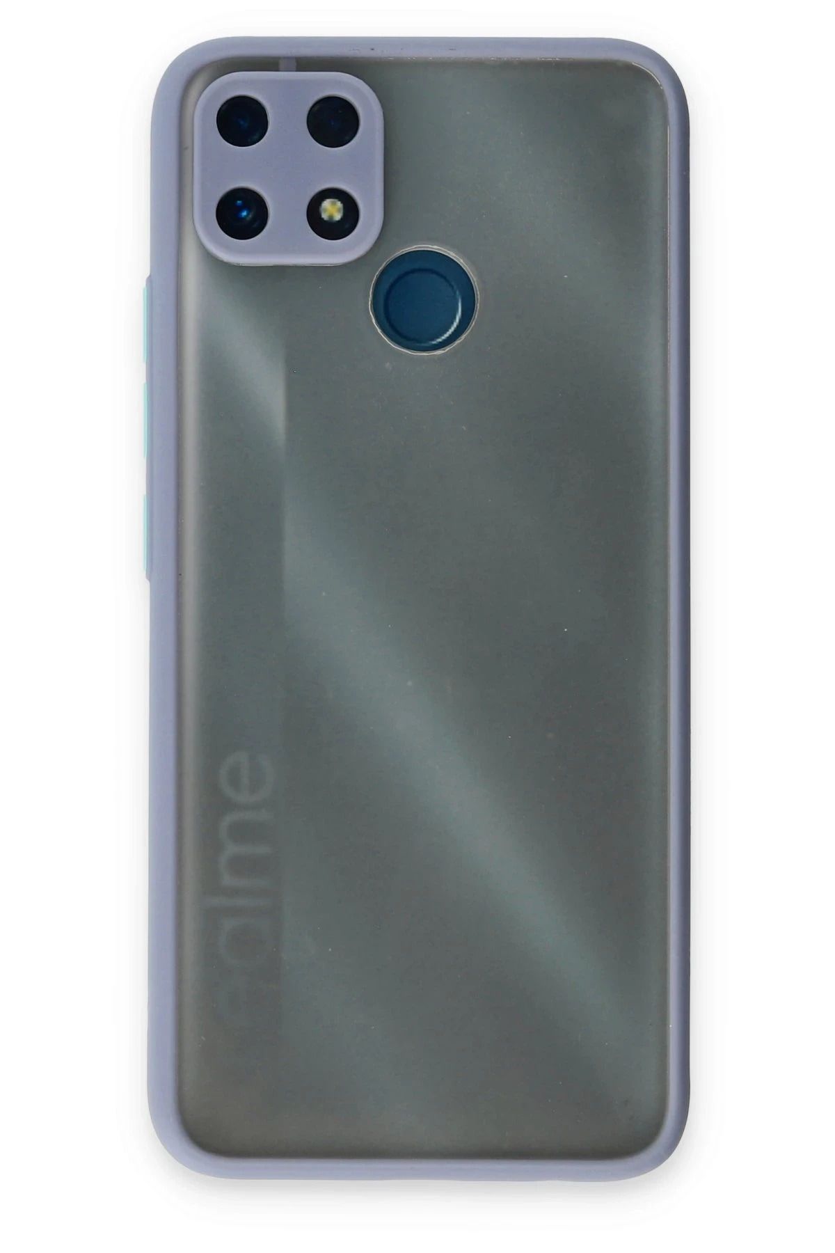 NewFace Realme C25 Kılıf Montreal Silikon Kapak - Gri YNSMR