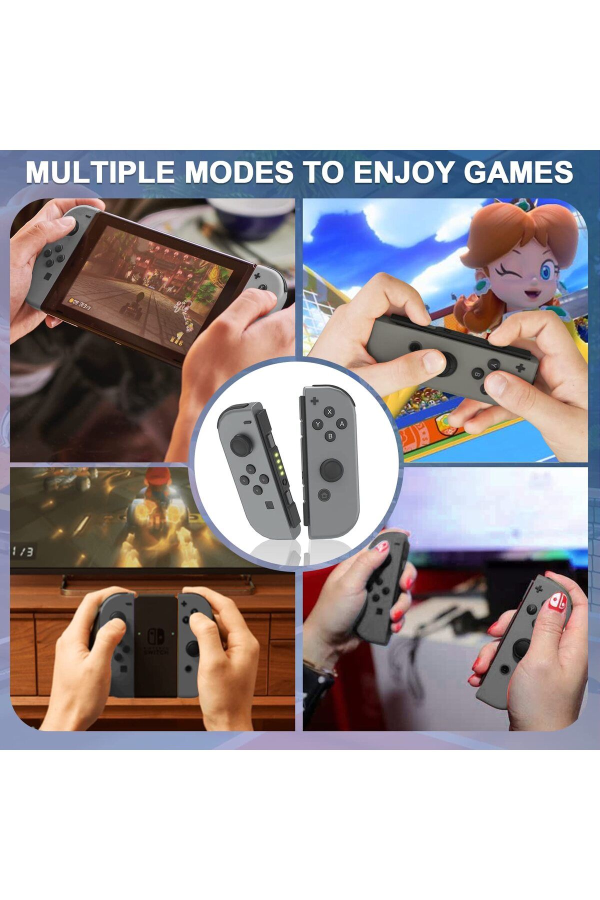 fulina-Wireless Pro Controller with No Drift Joystick,Ergonomic Grip,work with Switch/OLED/Lite 4