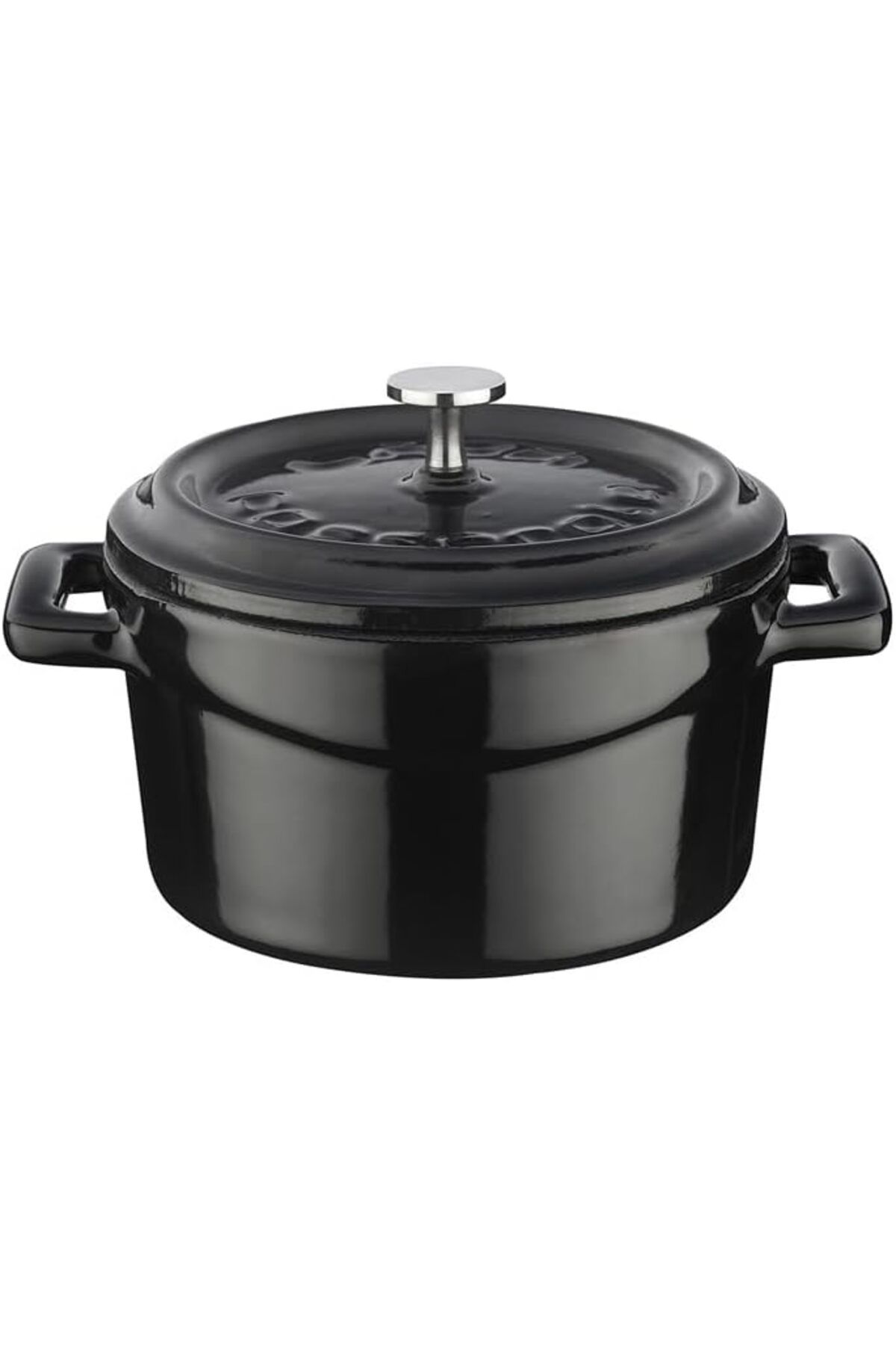 STOREMAX Metal Döküm Mini Tencere, 10 cm, 0.35 L Hacim, Siyah TrendBazaar 1057563