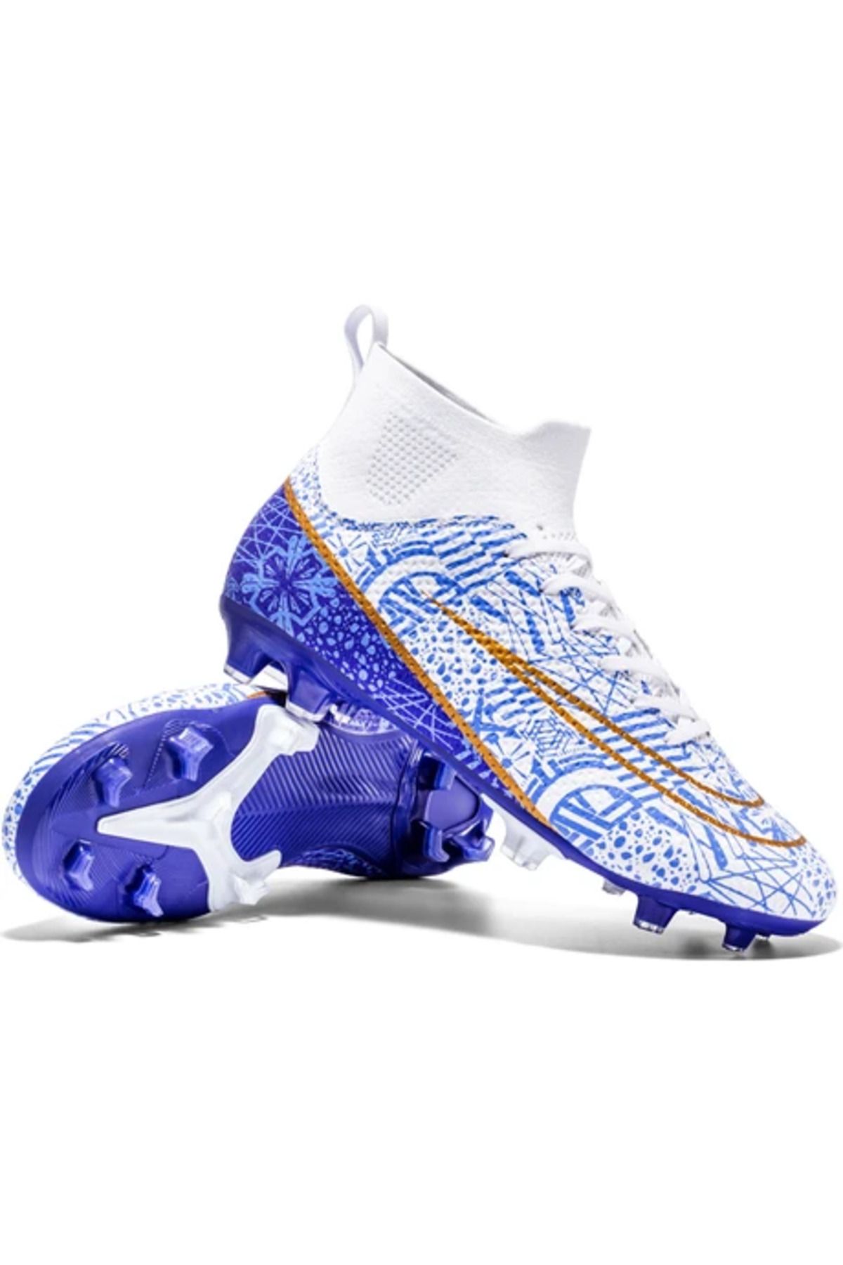 Obay Leipae Unisex Futbol Ayakkabısı - Mavi TY