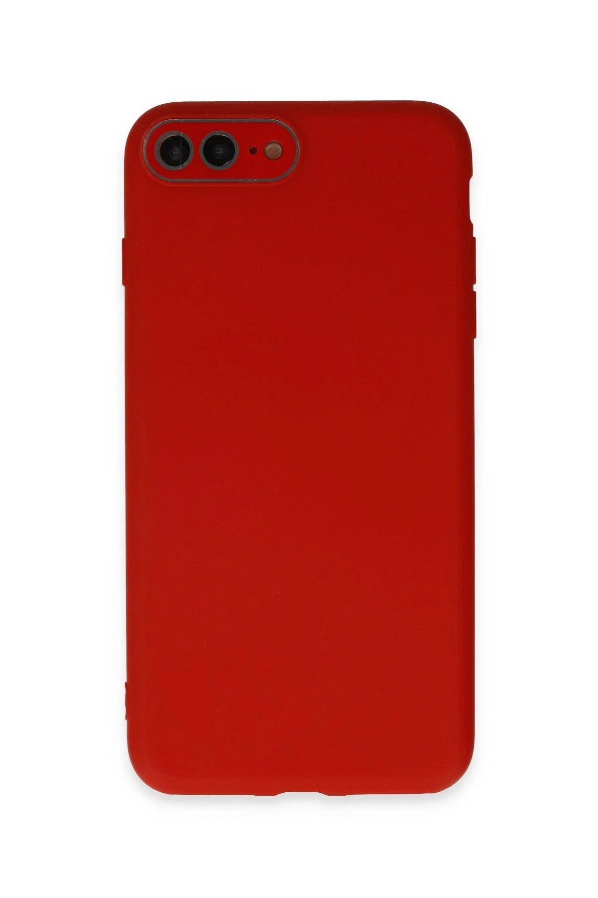 NewFace iPhone 7 Plus Kılıf Lansman Glass Kapak - Kırmızı YNSMR