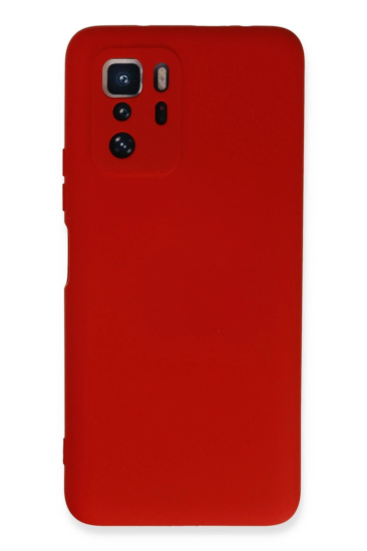 NewFace Xiaomi Poco X3 GT Uyumlu Kılıf Nano içi Kadife Silikon - Kırmızı INSLM