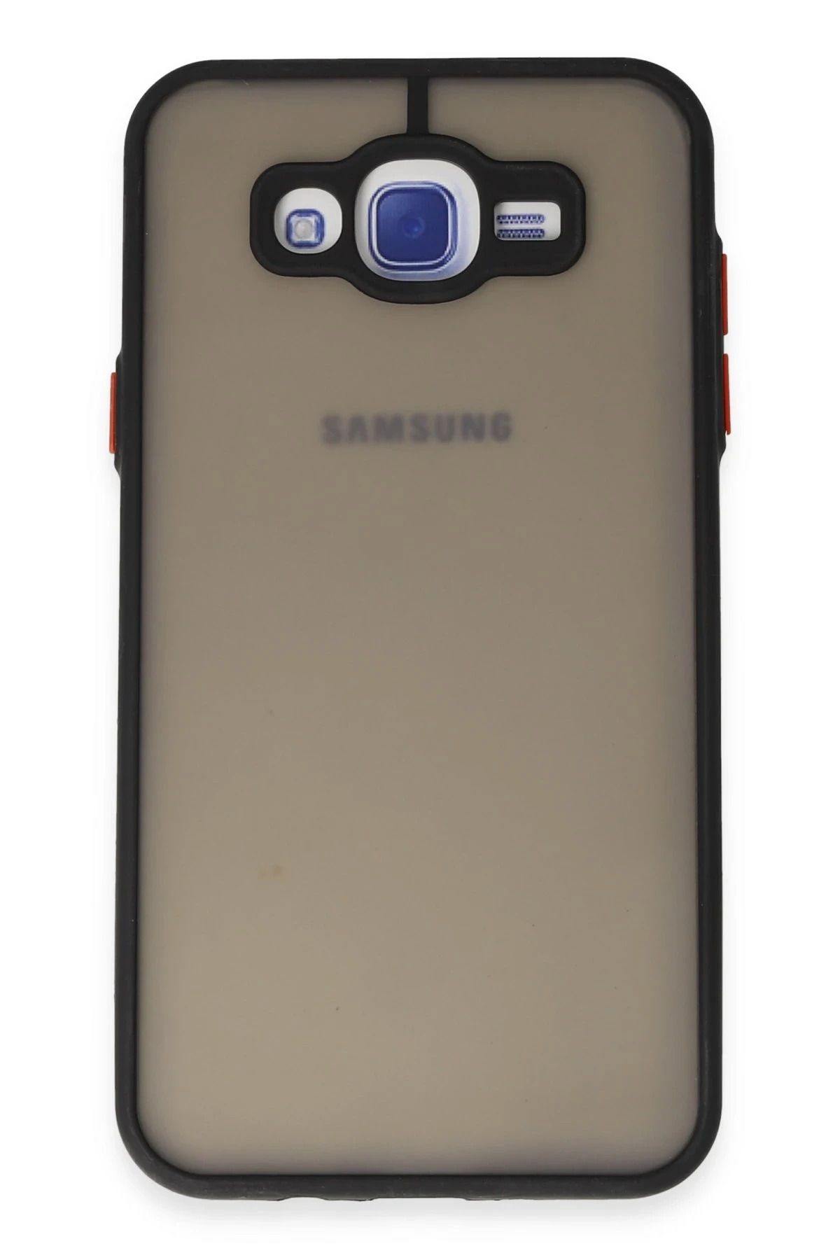 NewFace Samsung Galaxy J7 Kılıf Montreal Silikon Kapak - Siyah FERRG