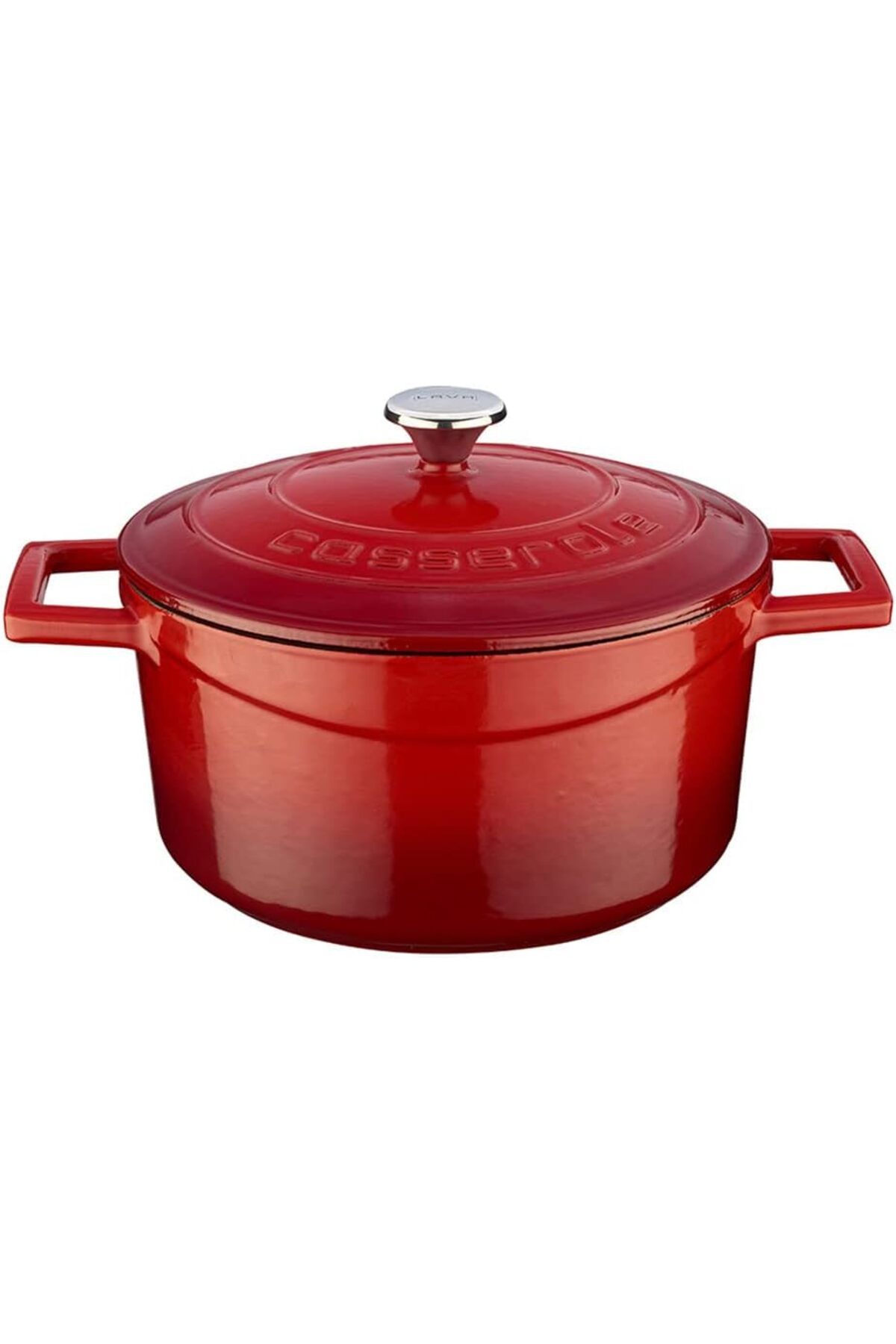STOREMAX Sbl Metal Döküm Yuvarlak Tencere, 22 Cm, Kırmızı SBLShp 1064356