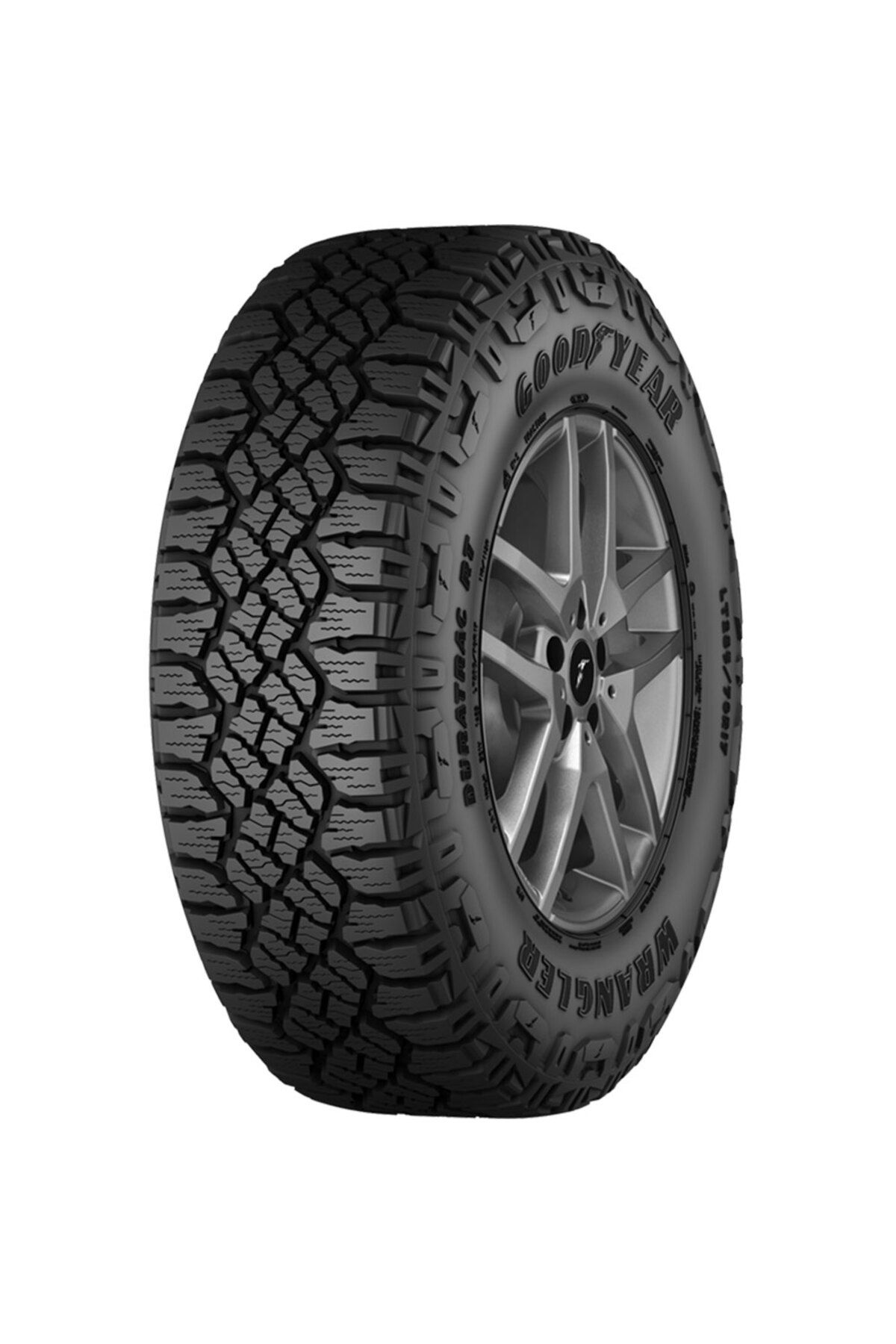 Goodyear 265/65R17 120/117Q OWL Beyaz Yazılı Wrangler Duratrac RT Oto 4 Mevsim Lastiği (2024 Üretim)