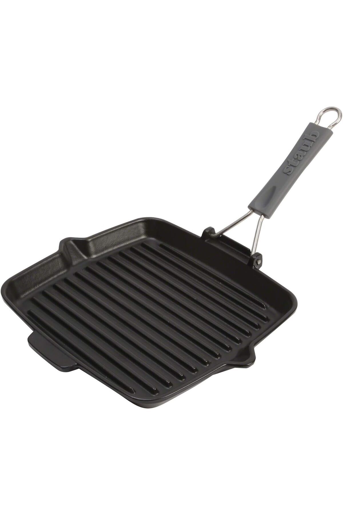 STOREMAX Sbl Döküm Izgara Tava Katlanır Saplı 24 x 24 cm Siyah SBLShp 1064356