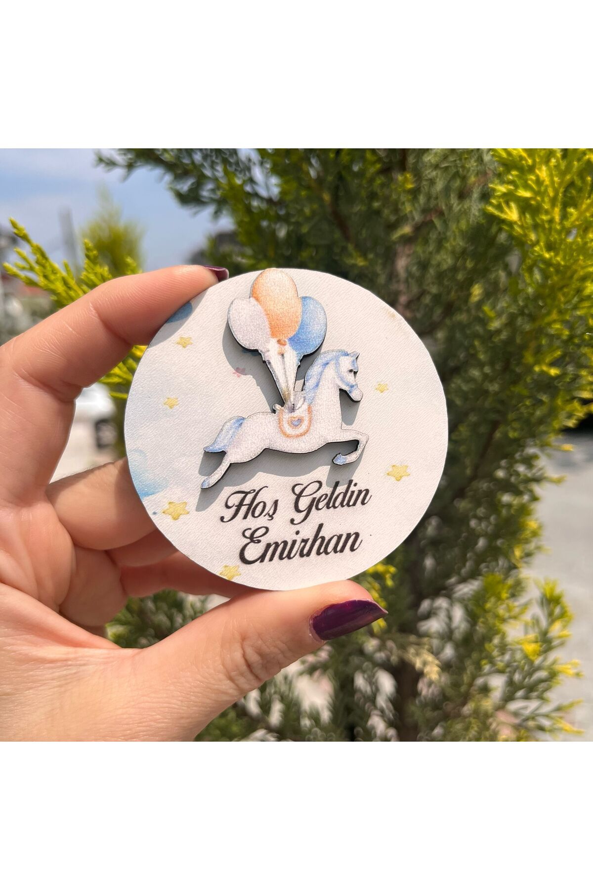 fabriflow exclusive 25adet Erkek Bebek Sünnet Hoşgeldin 1,2,3,4 Yaş Magnet Bebek Hediyelik