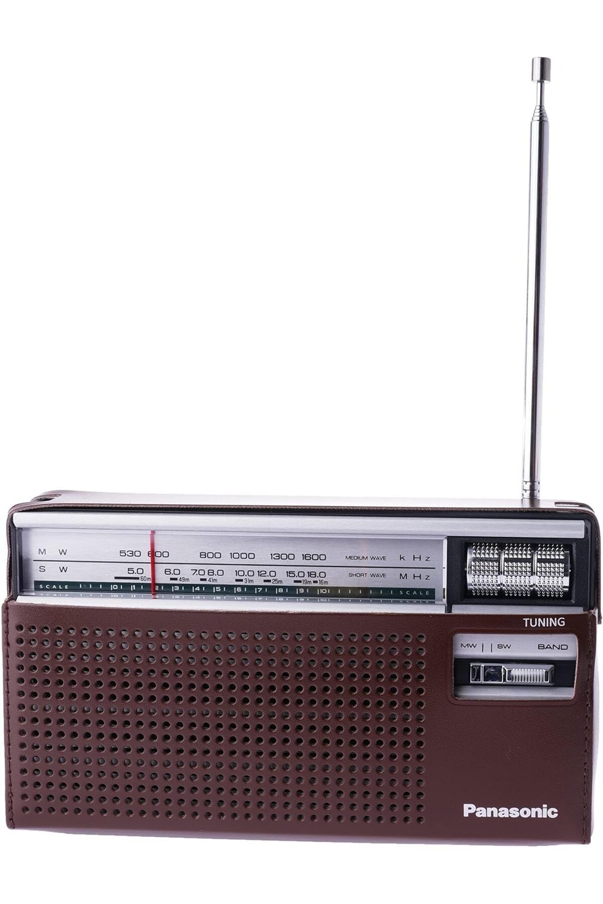 PANASONIC-Portable Radio R-218D, Power Output: 500Mw, White & Navy 3