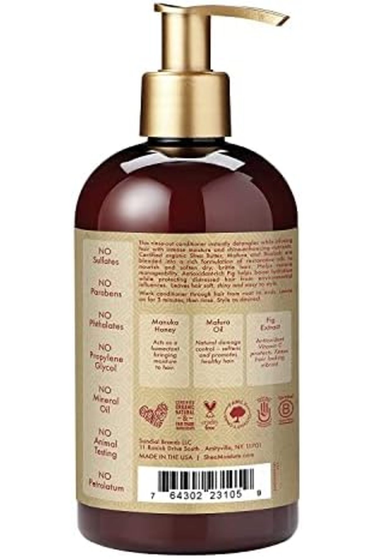 Shea Moisture-Manuka Honey And Mafura Oil Intensive Hydration Conditioner For Unisex, 13 Oz. 4