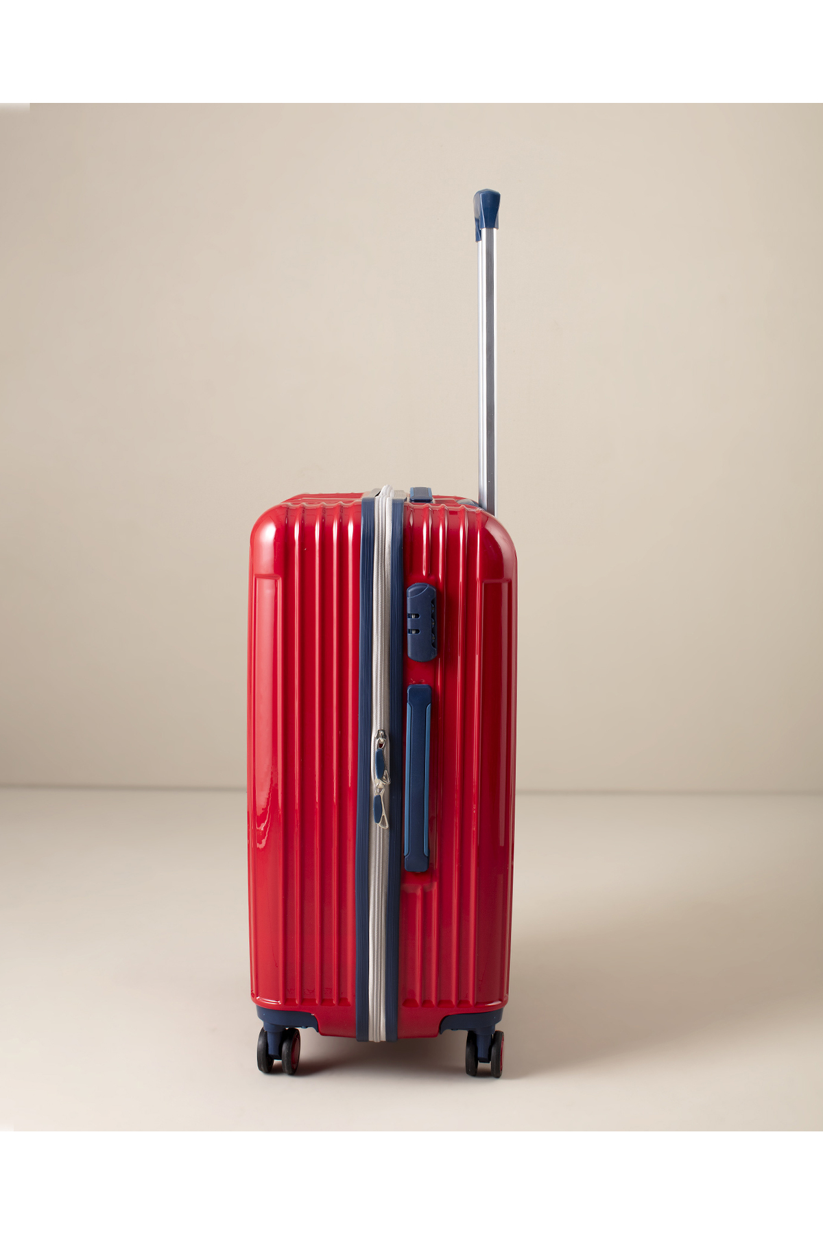 Madame Coco  Chest Orta Boy Valiz/Bavul - Kırmızı - Görsel 3