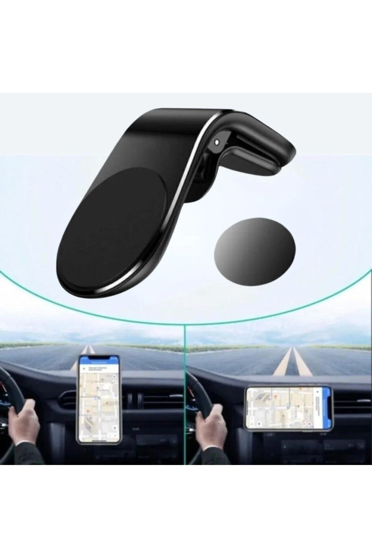 STOREMAX Havalanndırma Izgarasına Takılabilen Mandallı Mıknatıslı Oto Araç Içi Manyetik Telefon Tutucu (5047)