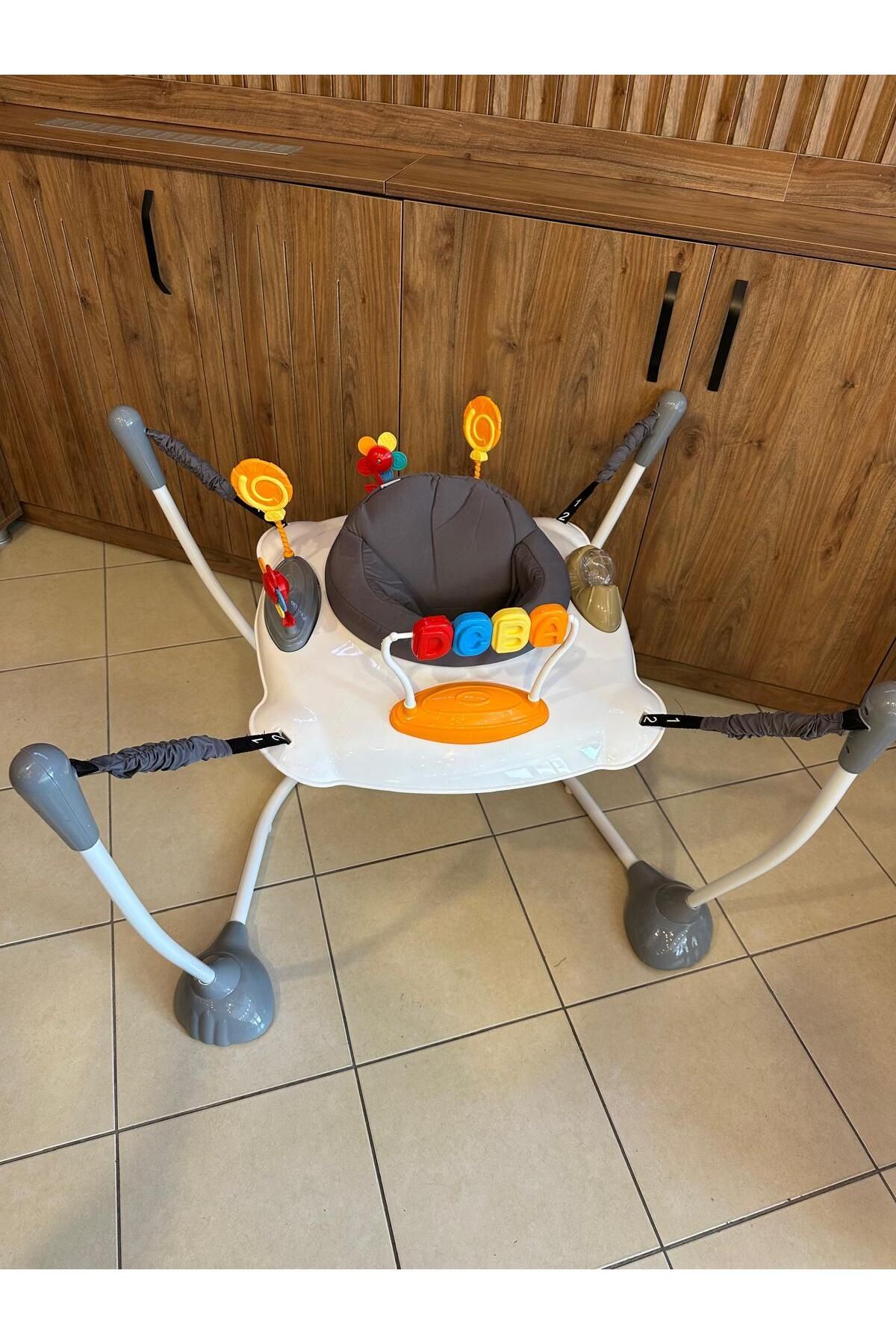 Babyhope Zıpzıp Hoppala Lüks Bebek Hoppala Zıp Zıp GRİ RENK fotoğrafı 5 (önizleme)