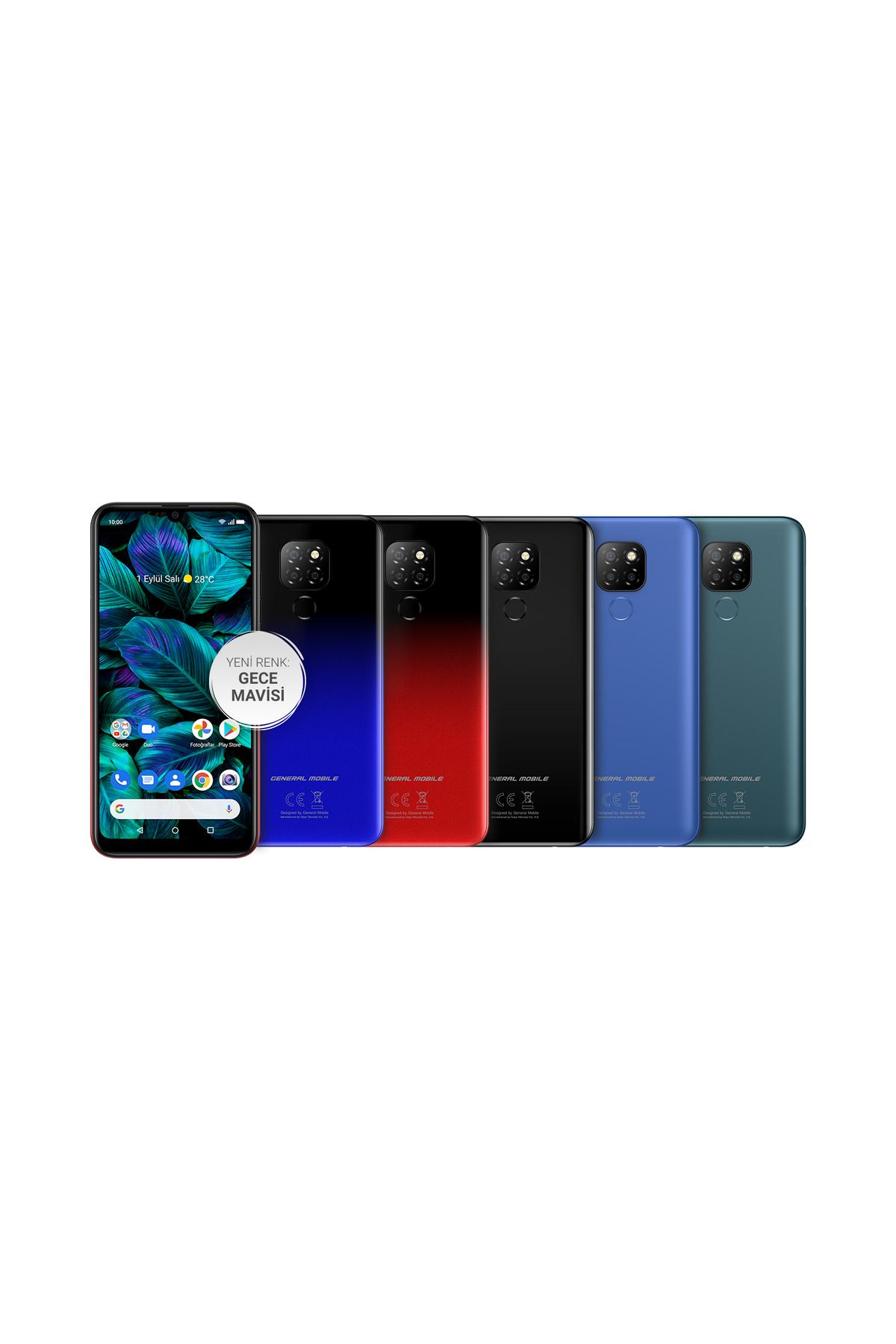General Mobile GM 20 JADE GREEN 4/64 GB YENİLENMİŞ - İYİ - AKILLI CEP TELEFONU