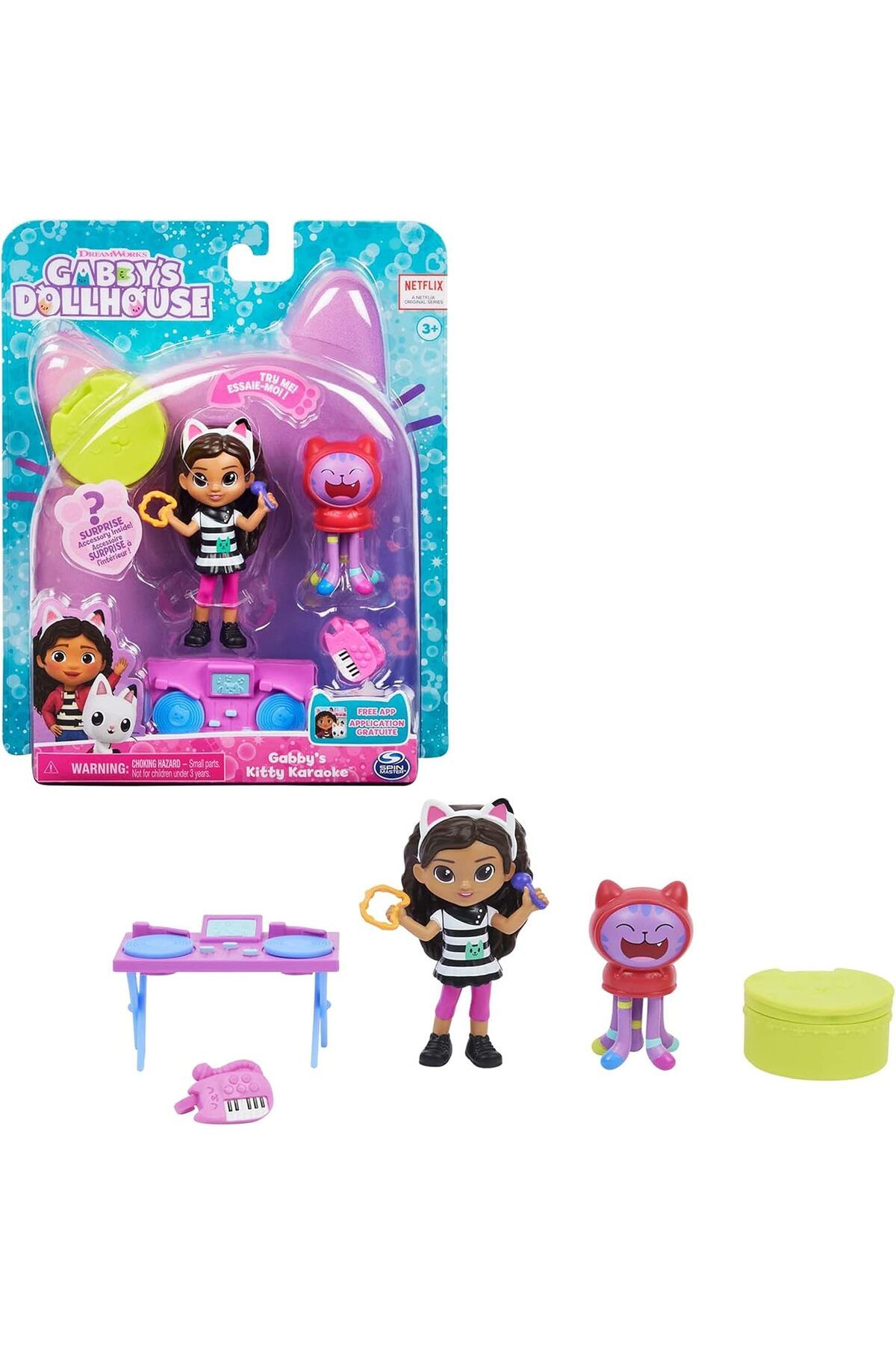 STOREMAX Sbl Dollhouse - Gabby’nin Kitty Karaokesi - Kedi/Tweety Paketi SBLShp 1064356