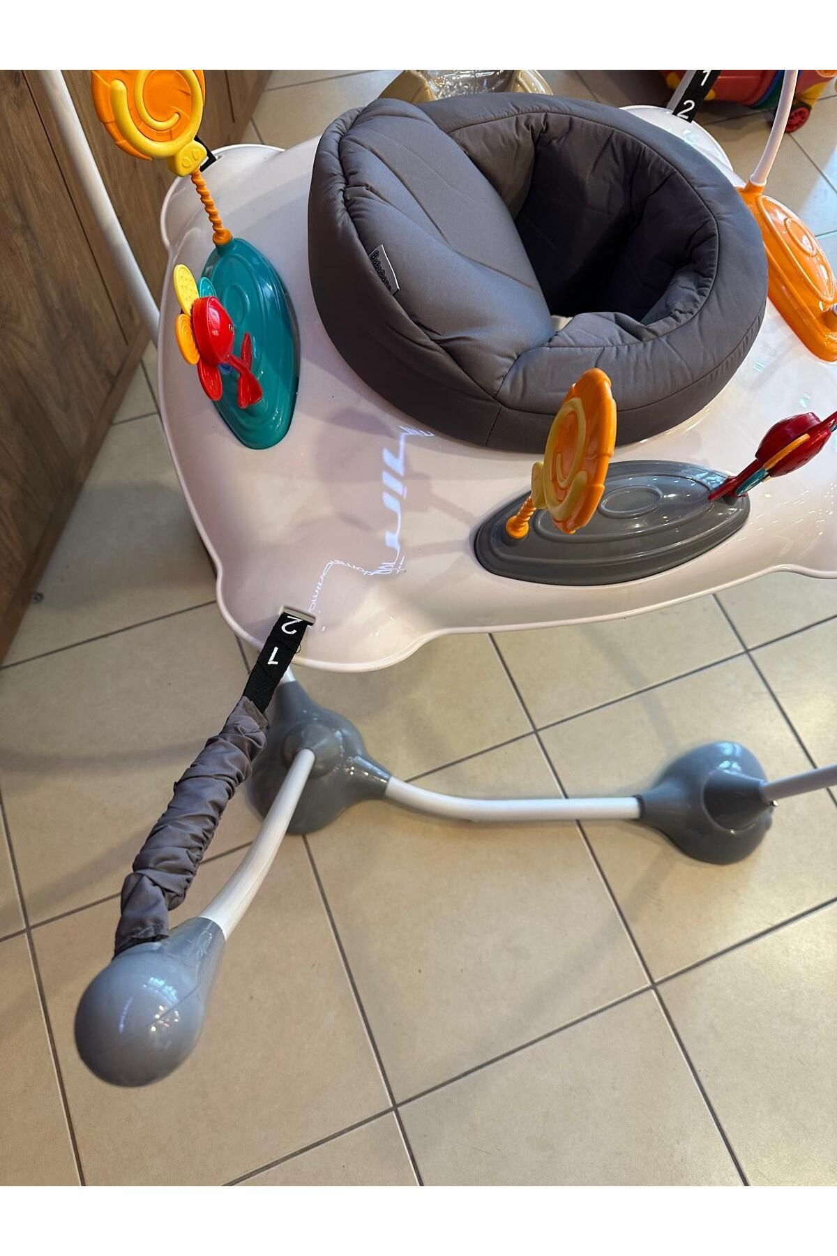 Babyhope Zıpzıp Hoppala Lüks Bebek Hoppala Zıp Zıp GRİ RENK fotoğrafı 4 (önizleme)