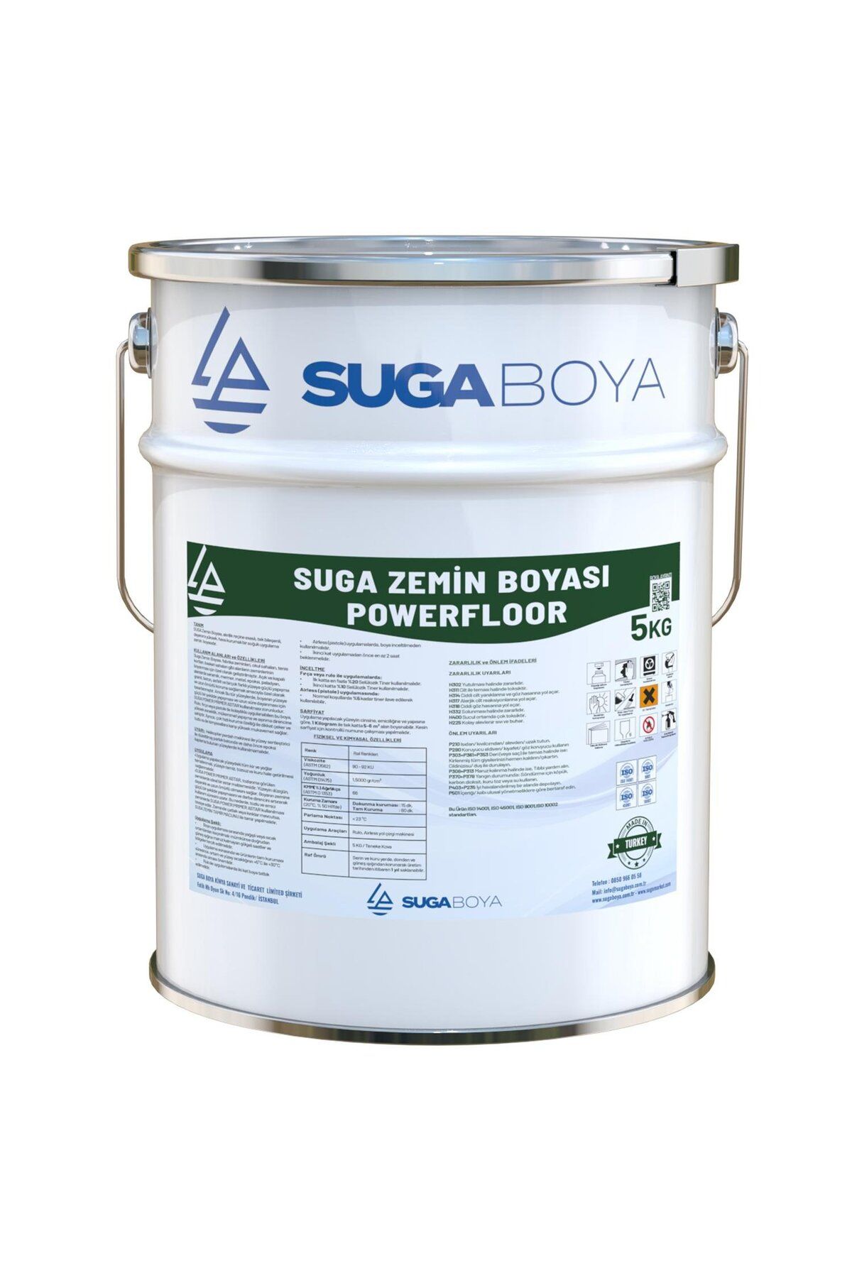 SUGA POWERFLOOR ZEMİN BOYASI 5 KG