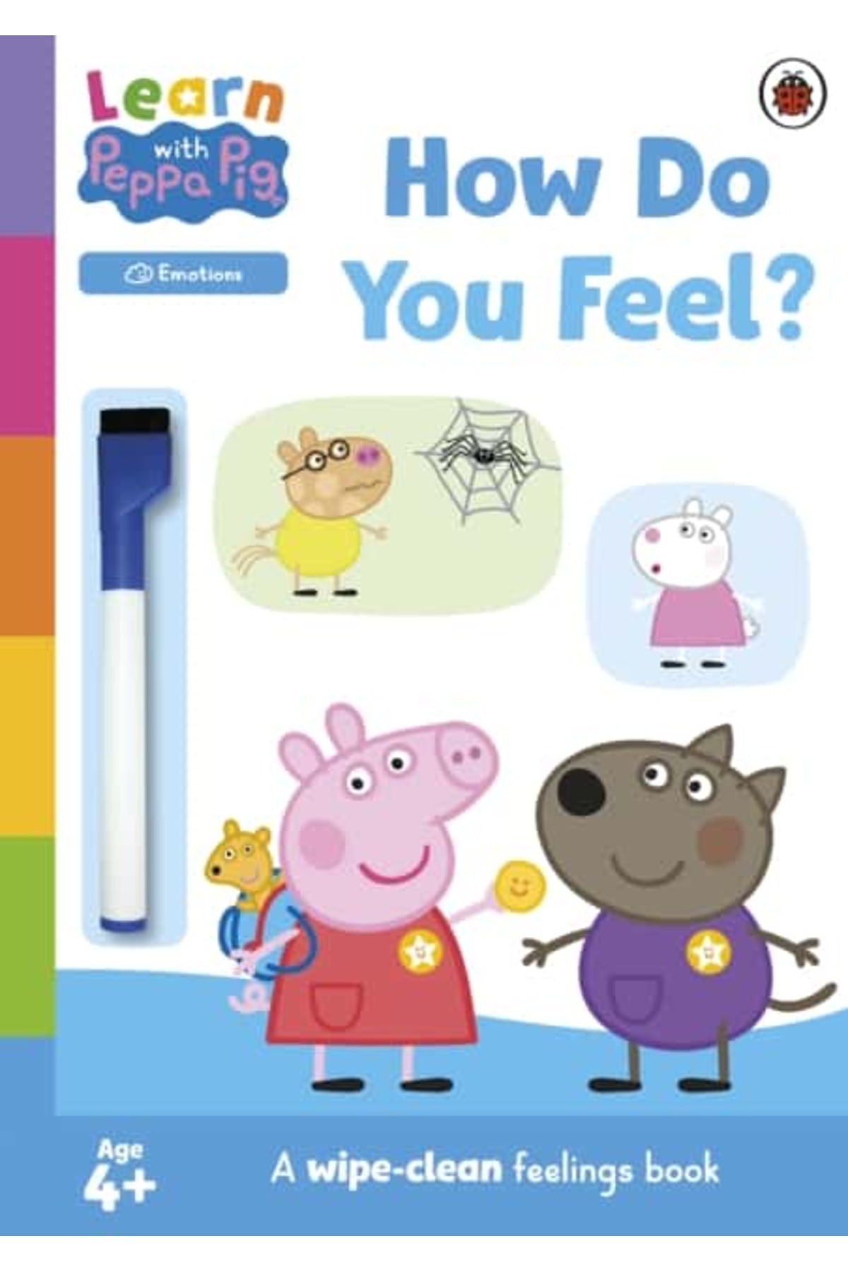 Penguin Random House-Children's book - Learn with Peppa: How Do You Feel? : Wipe-Clean Activity Book 1