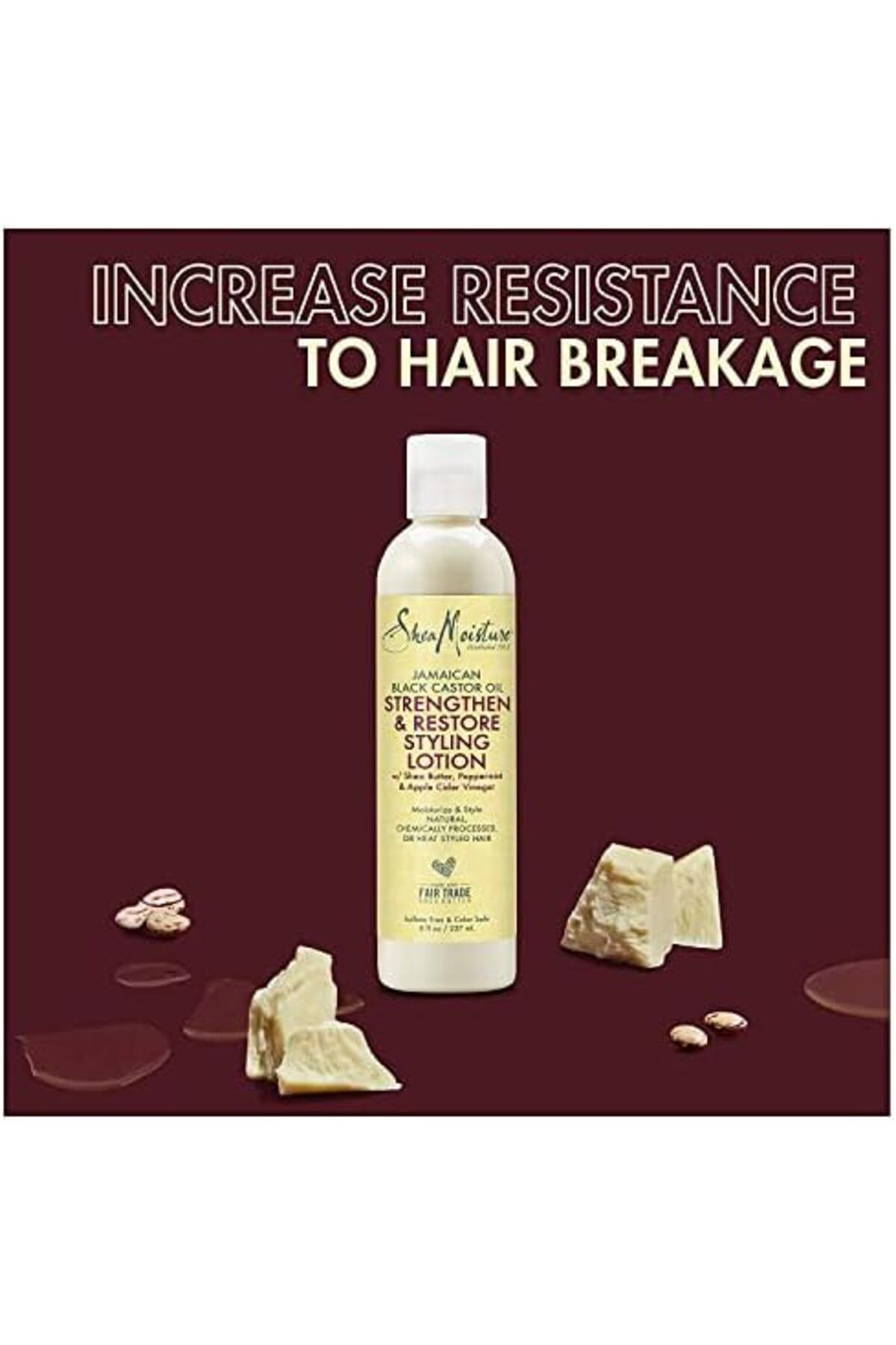 Shea Moisture-Jamaican Black Castor Oil Strengthen and Restore Styling Lotion, 237 ml, multi, 8 Ounc 4
