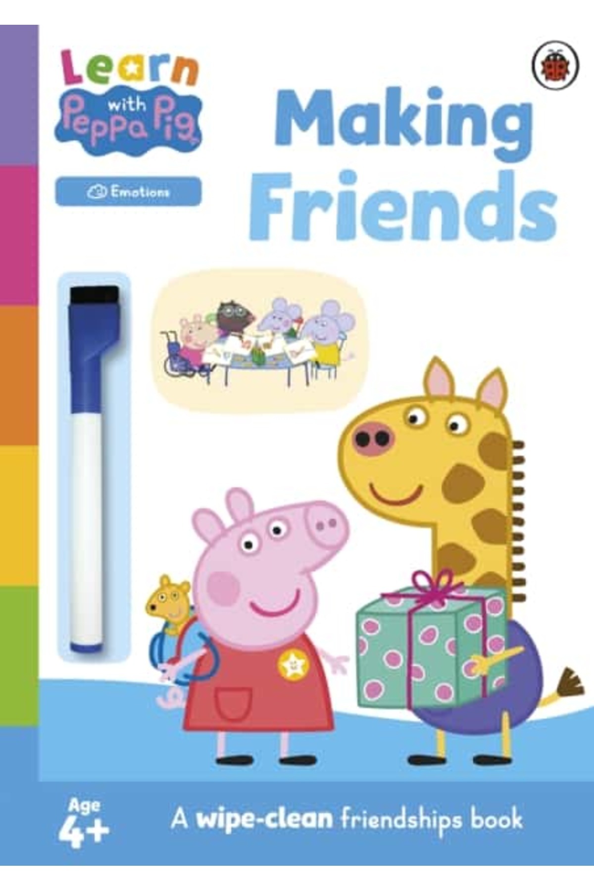 Penguin Random House-Children's book - Learn with Peppa: Making Friends : Wipe-Clean Activity Book 1