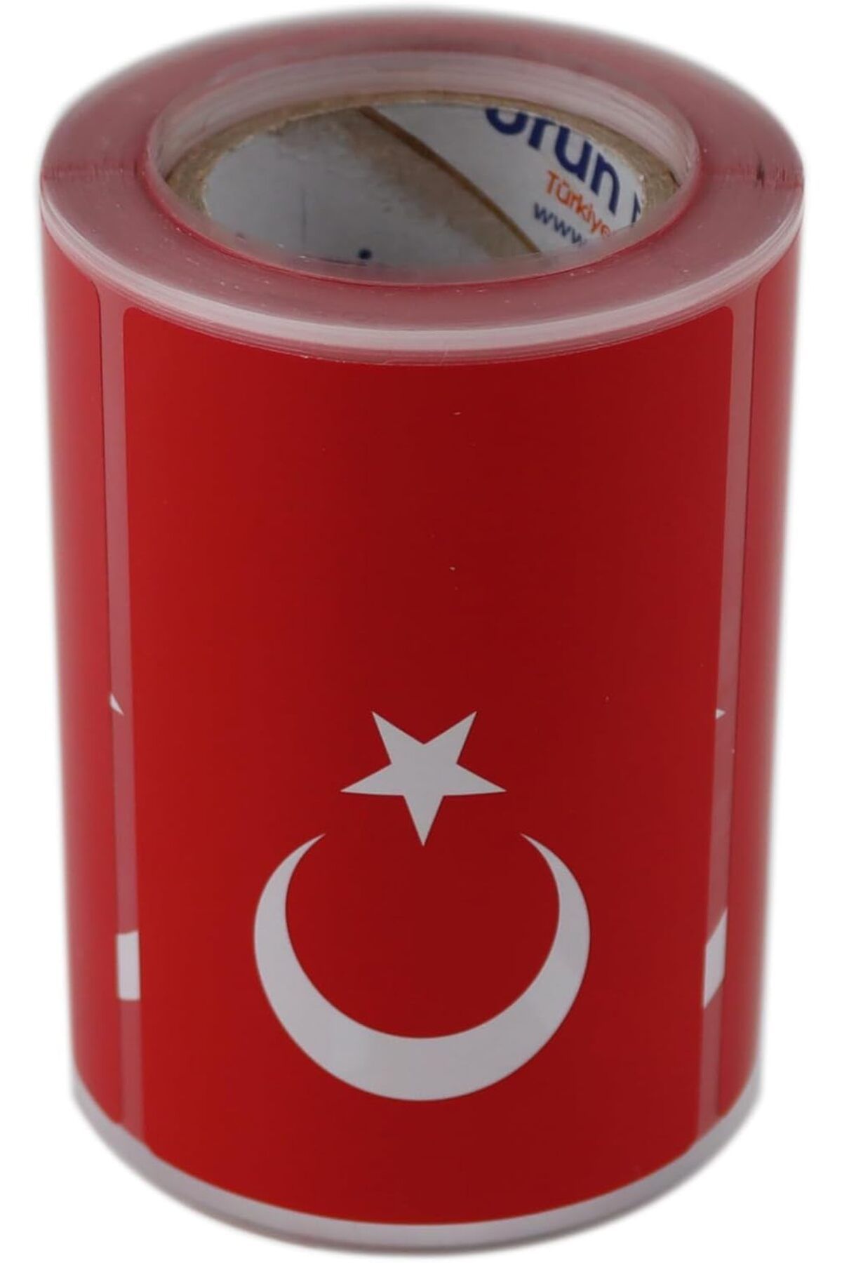 LUXE etiketler , hazır al hızlı al Türk Bayrağı Etiketi Kuşe Rulo Çıkatma, 90mmx 60mm 300 Adet