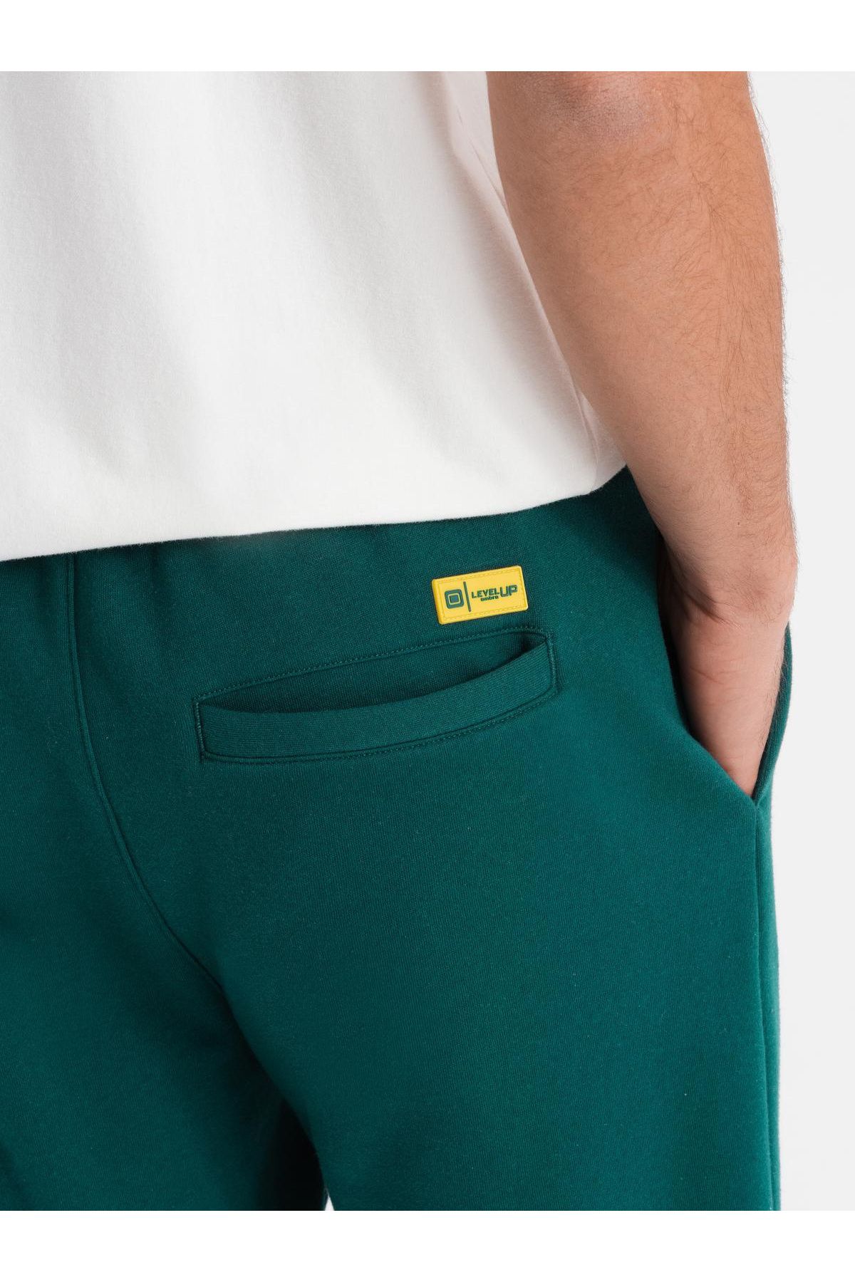 OMBRE-Klassische Unisex-Jogginghose mit Kordelzug - dunkelgrün V17 OU-PSBC-0100 XS/S 7