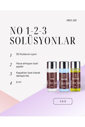 Prolash Kirpik Lifting Seti 1 Nolu Kıvırıcı & 2 Nolu Sabitleyici & 3 Nolu Nut...