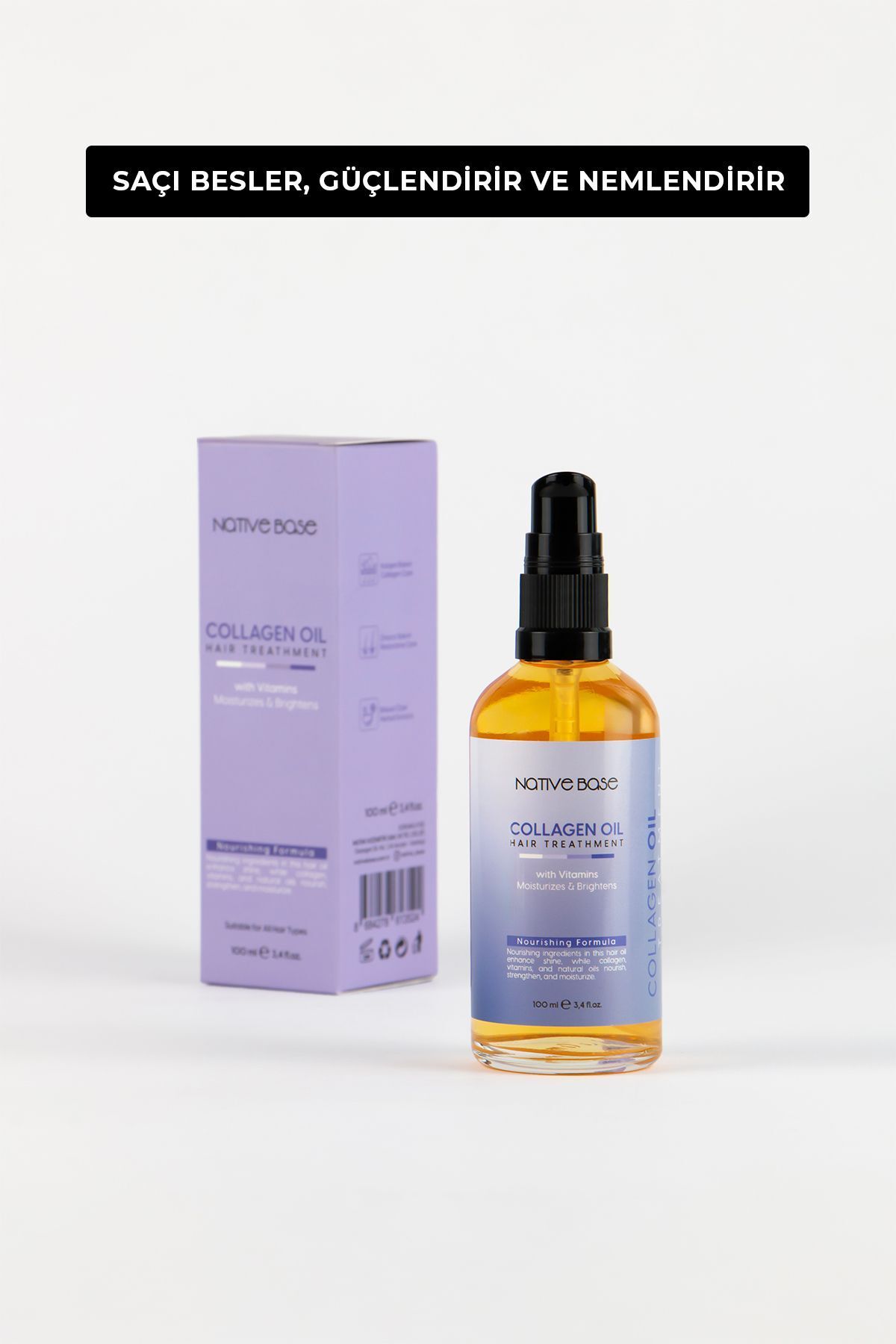 Native Base-Collagen Oil with Renewing and Revitalizing Properties 100 ml 2