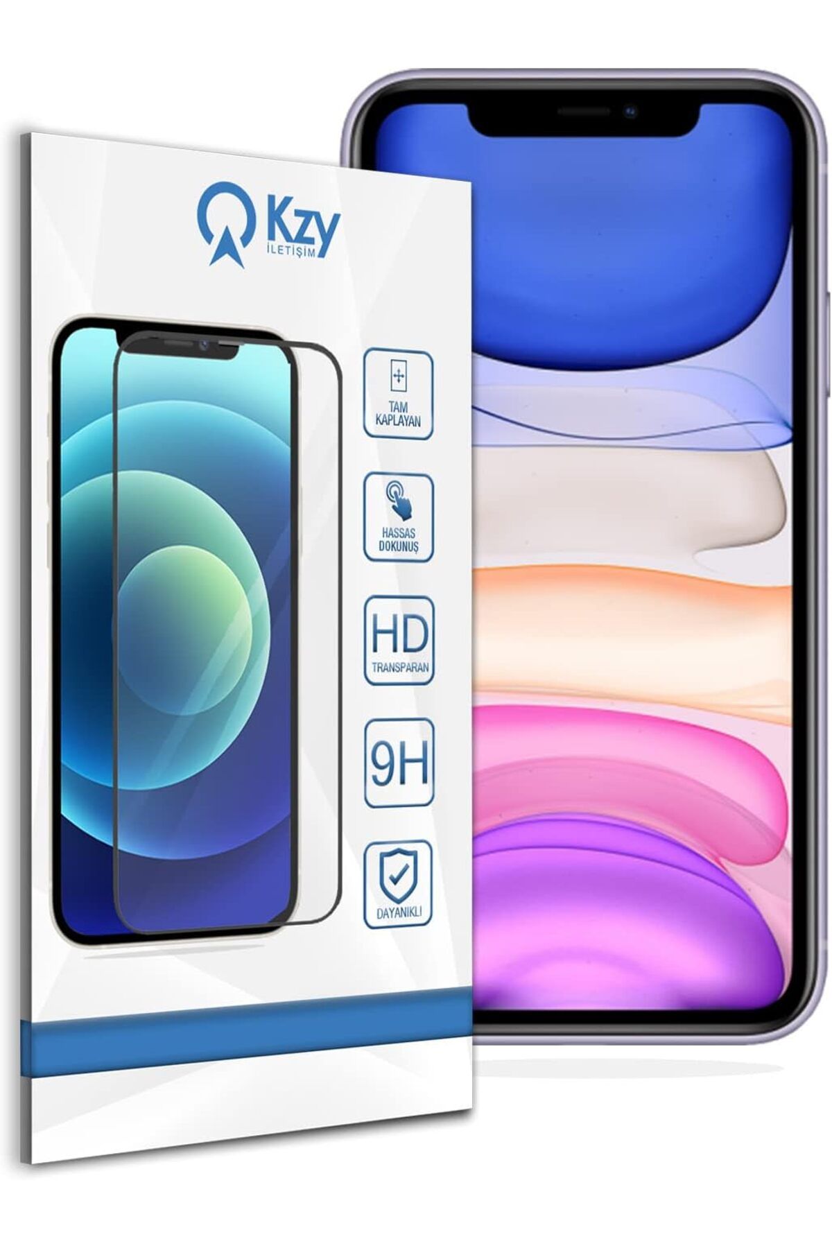STOREMAX İletişim iPhone 11 ile uyumlu Tam Kaplayan Temperli Ekran Koruyucu Cam ELZFRNTR 1127478