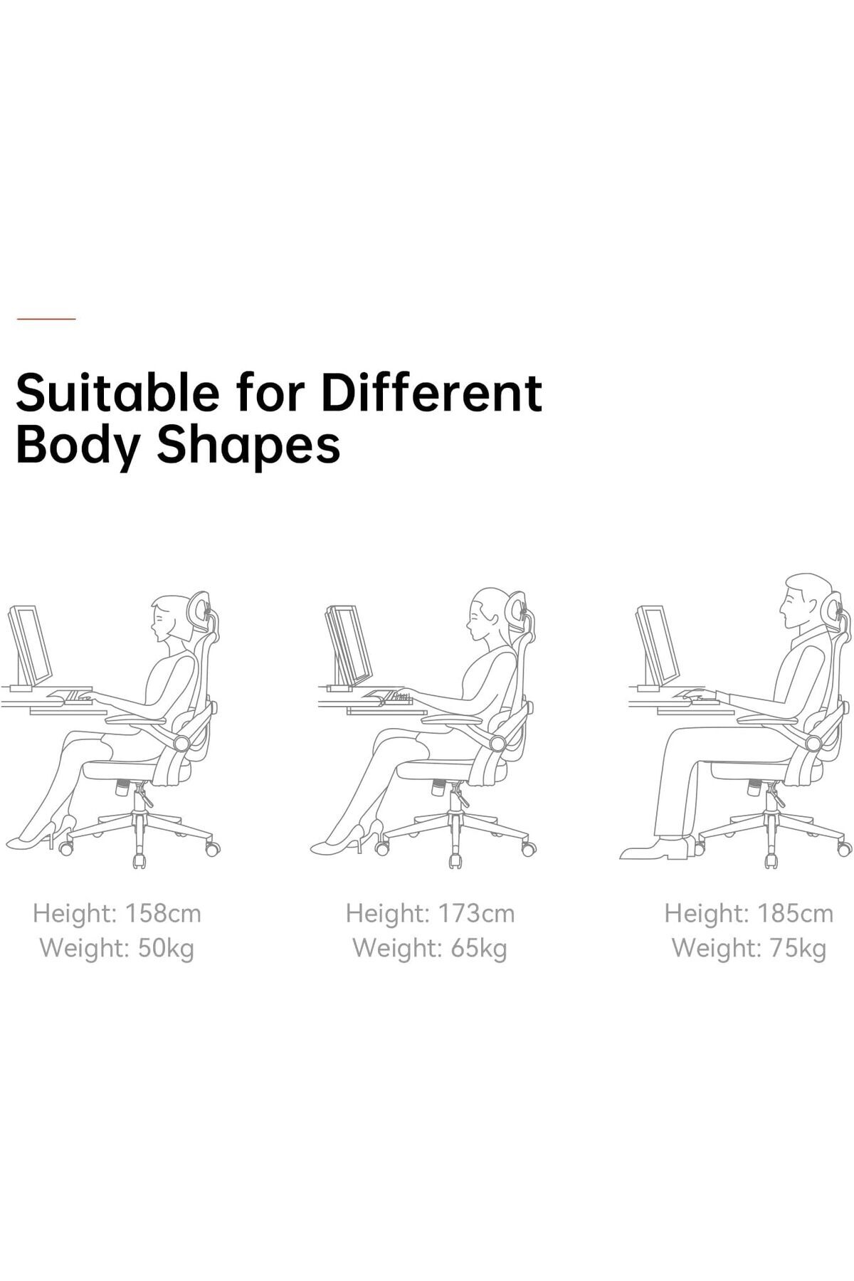 SIHOO-M102C Ergonomic Gaming Office Chair, Dual Back Design (Black) 8