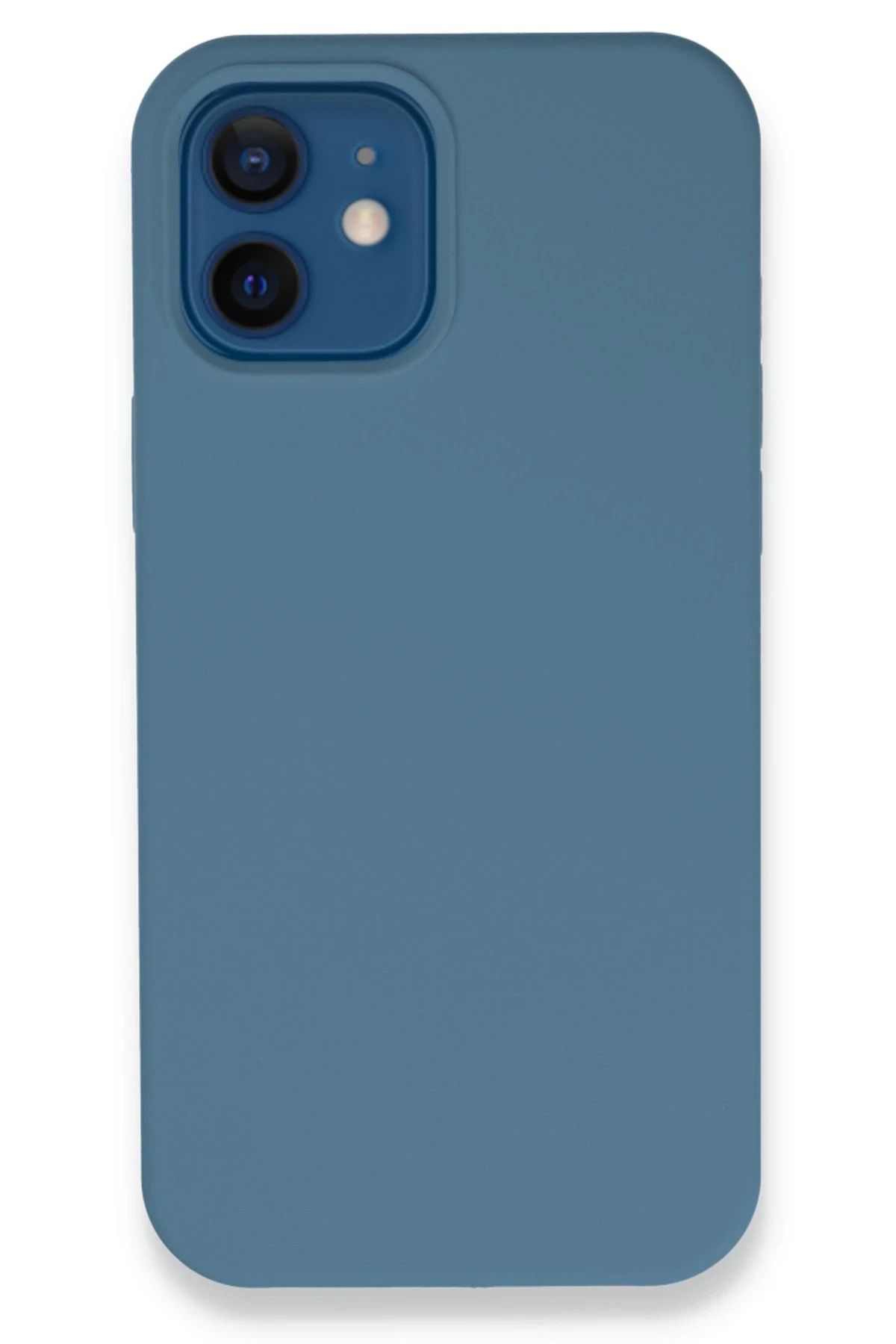 NewFace iPhone 12 Kılıf Lansman Legant Silikon - Açık Mavi NRMSA