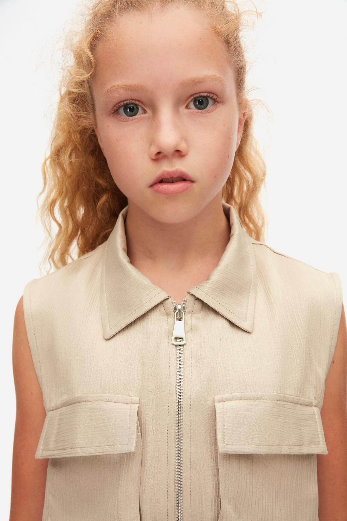 HAUSEkids-8-14 Years Mallorca Girl's Shorts Suit-Mink 2