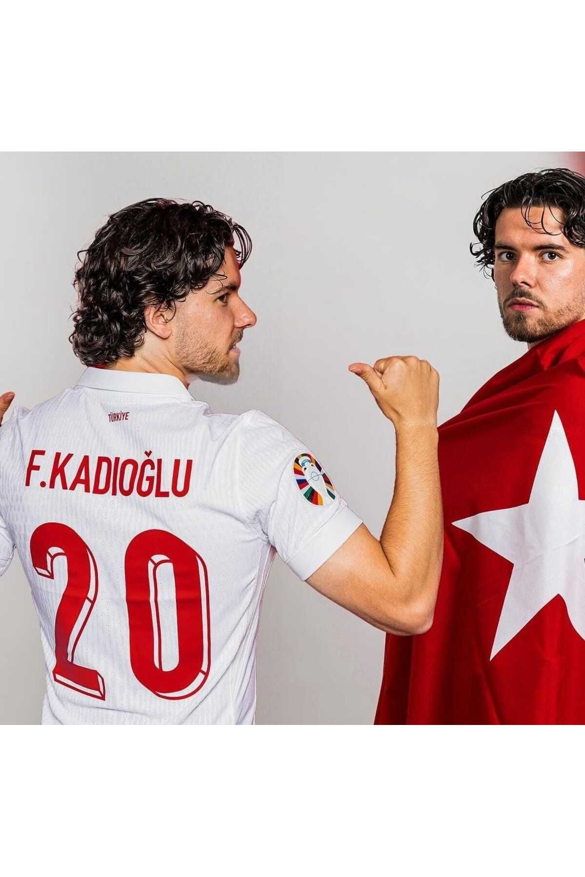 MONTENERO Türkiye Euro 2024 Ferdi Kadıoğlu iç Saha Forması (White)