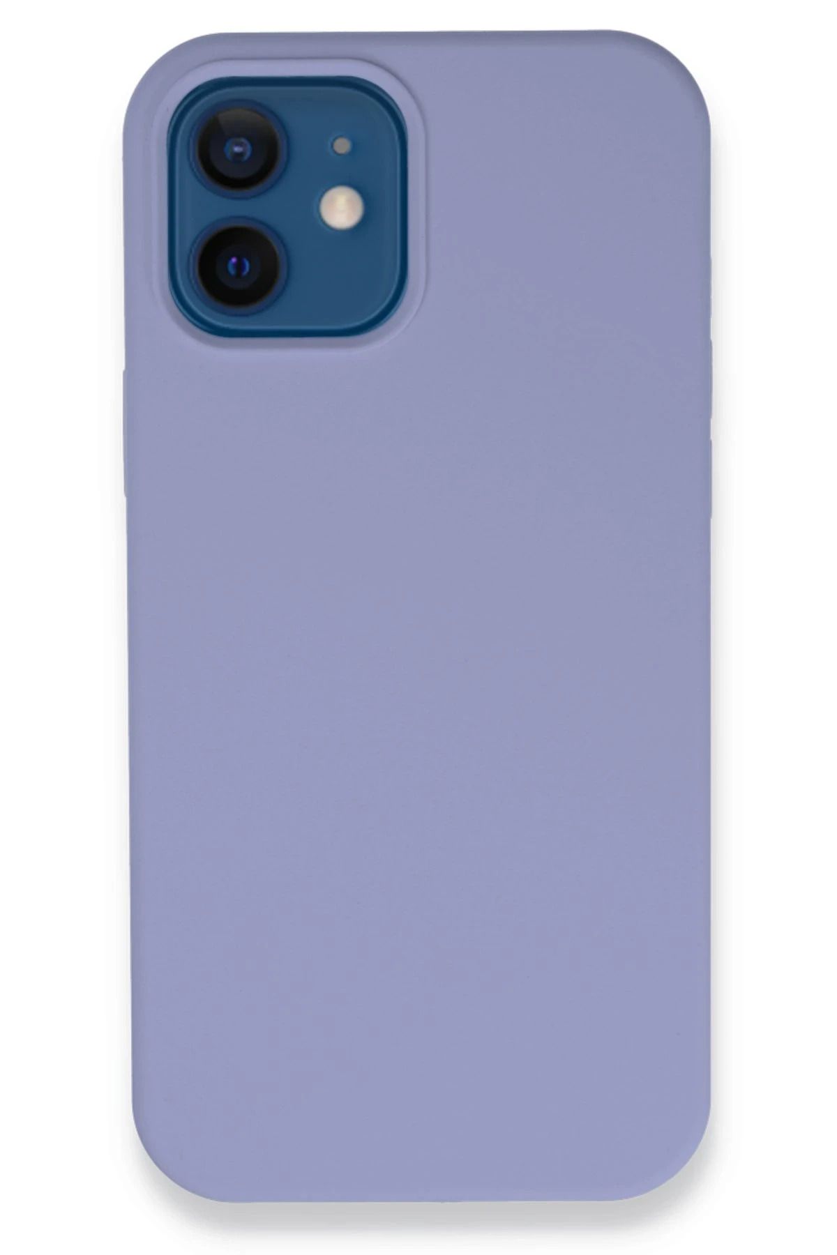 NewFace iPhone 12 Kılıf Lansman Legant Silikon - Lila YNSMR