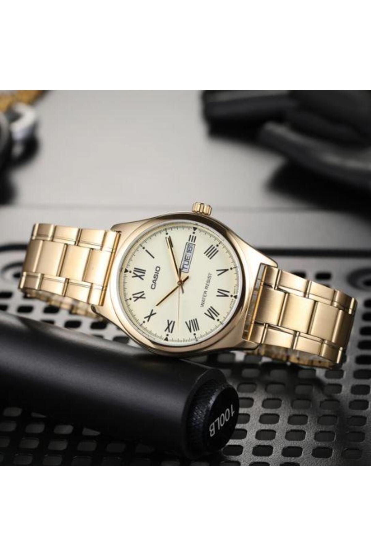 Casio-Mtp-v006g-9budf Men's Wristwatch 5