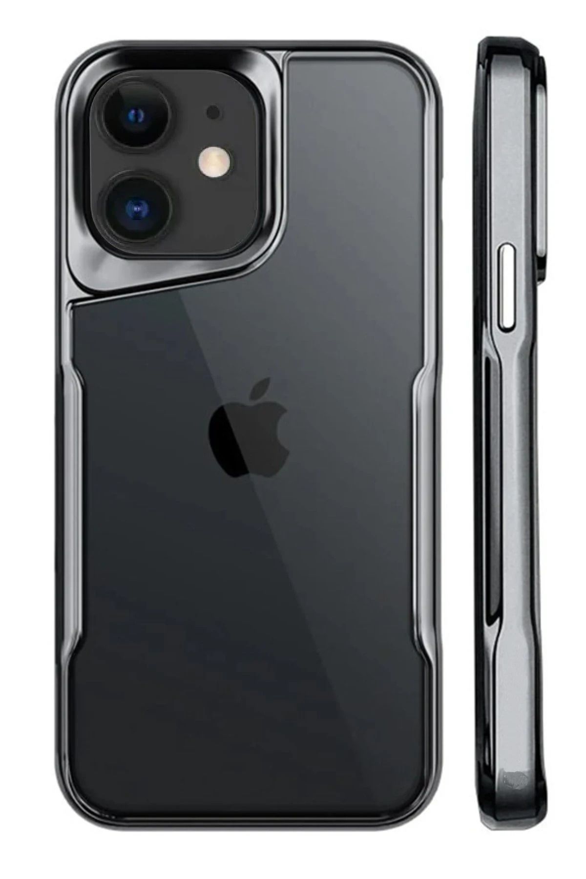 NewFace iPhone 11 Kılıf Boyi Silikon Kapak - Titan Gri YNSMR