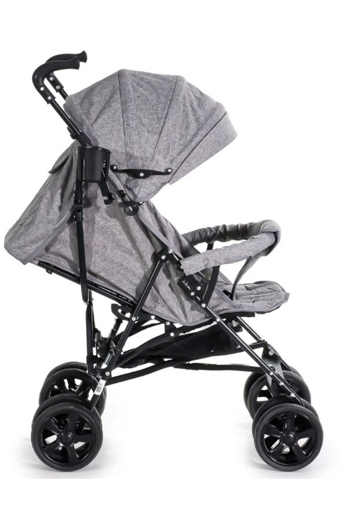 Duux Siena Hafif Doğumdan 3 Yaşına Kadar Kullanılabilen Baston Bebek Arabası Gri fotoğrafı 4 (önizleme)