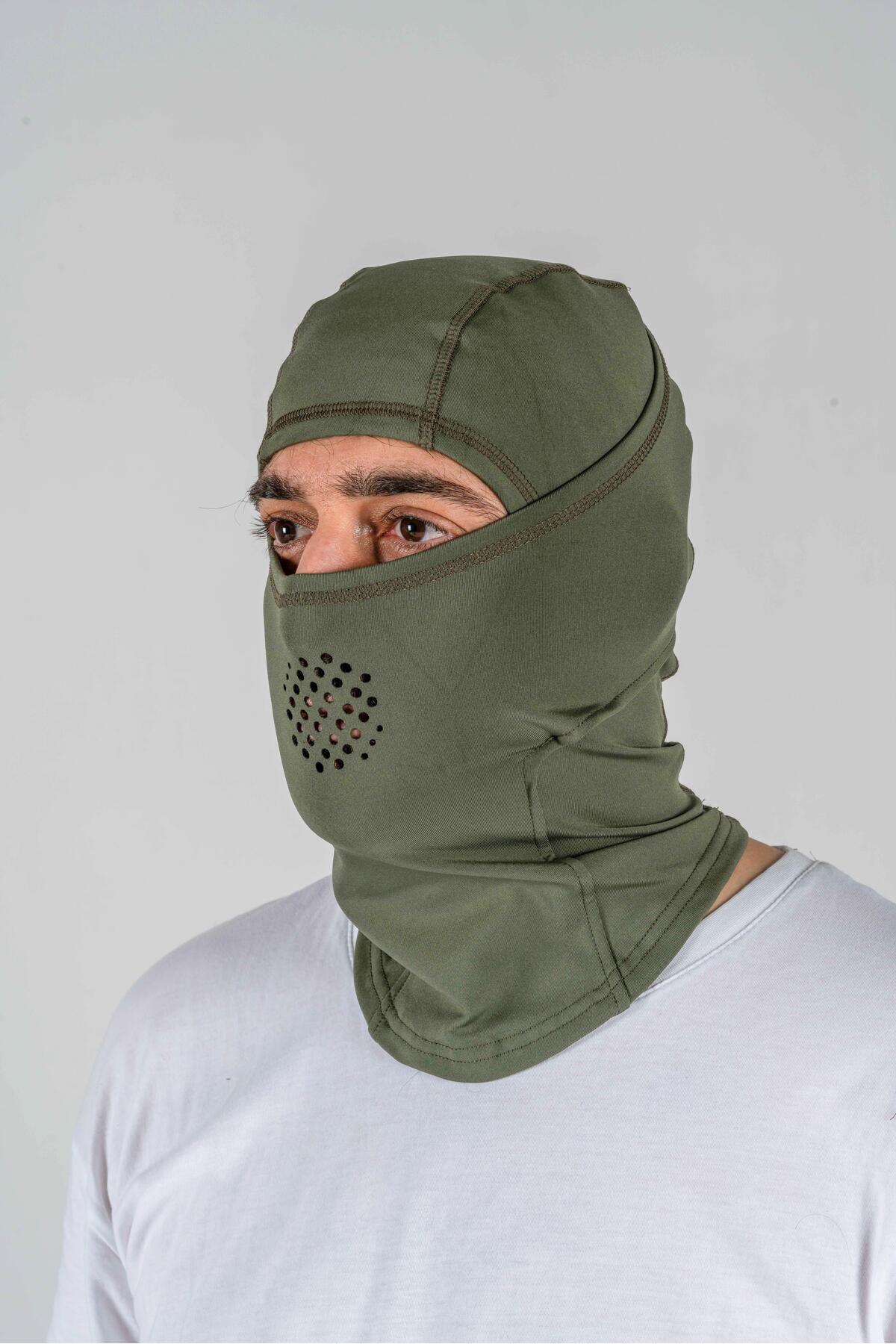 ماسک اسکی زمستانی تاکتیکی بالاکلاوا مخصوص فضای باز - 041  برت/کلاه بافتنی BİKATEX