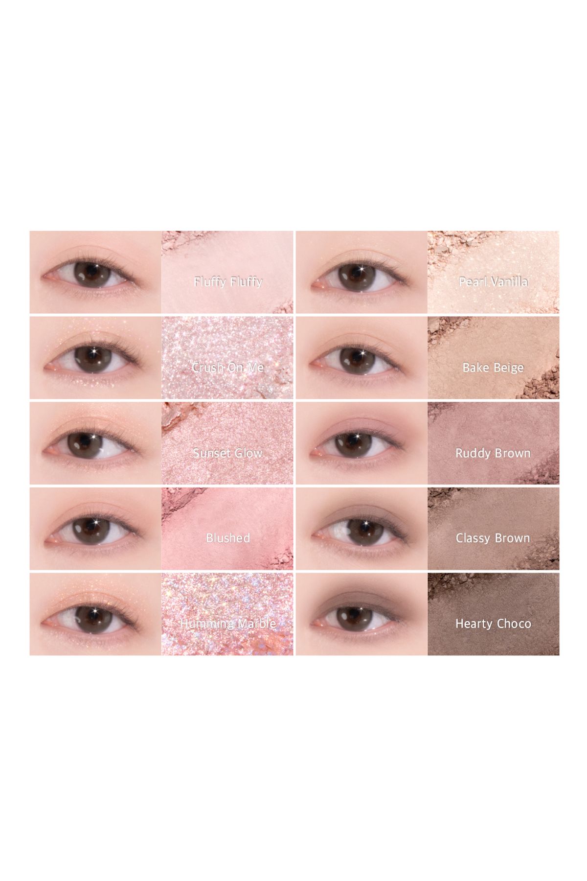 lilybyred-Mood Keyboard / 10 Eyeshadow 05 Warm Membership 5