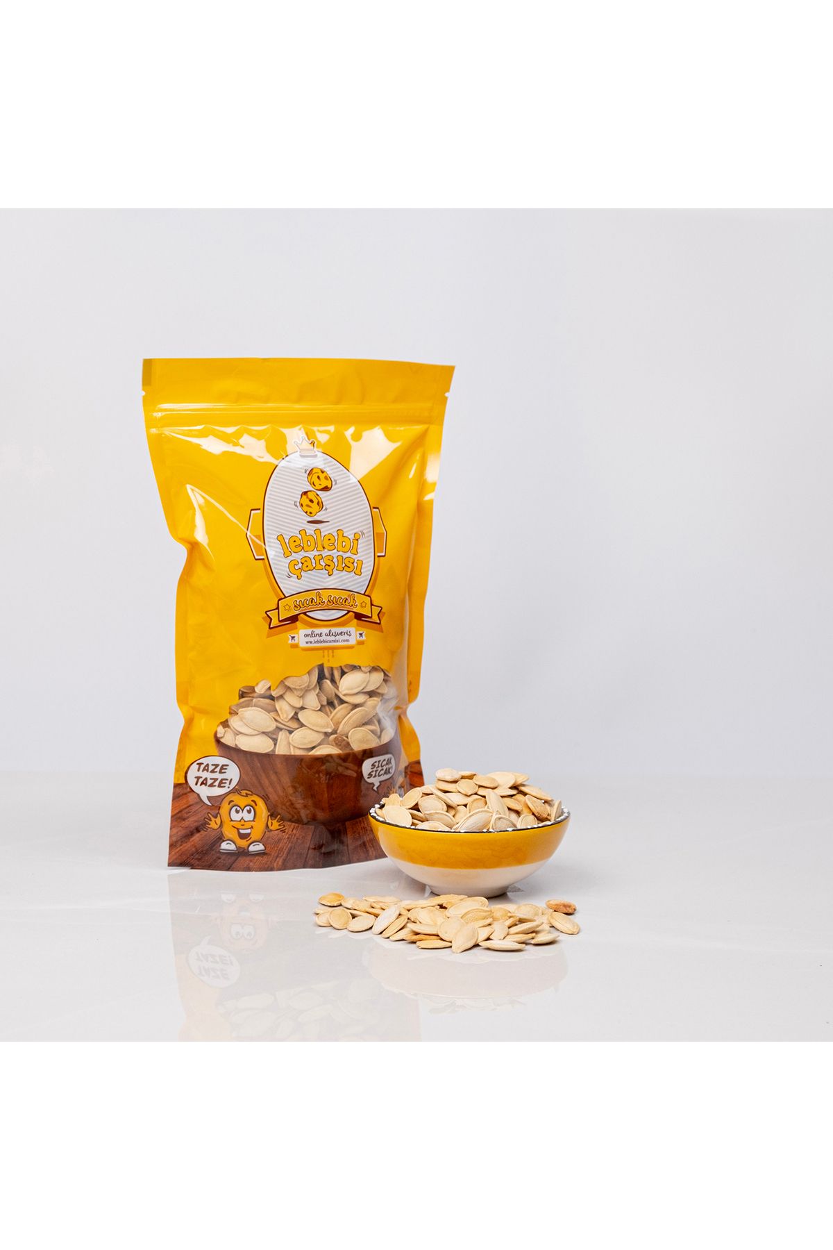 Leblebi Çarşısı Çifte Kavrulmuş Tuzlu Kabak Çekirdeği - 600 gr