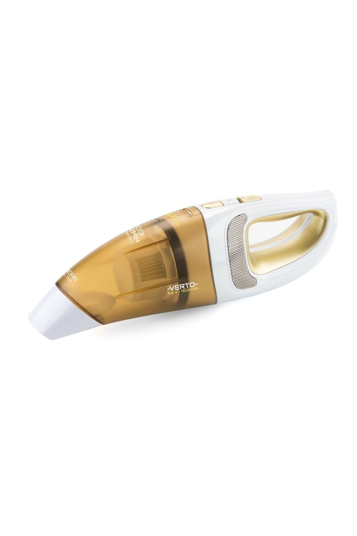 ETA Aspirator De Mana Verto Ii 1423 90000, Baterie Ni-mh 9,6 V, Filtru Hepa, Alb-auriu - One Size