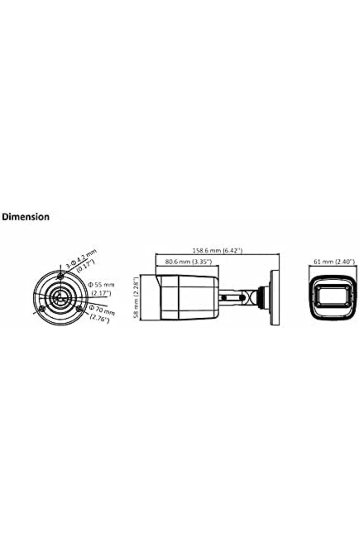 Hikvision-5 MP Weatherproof Camera with Built-in Microphone from Hikvision DS-2CE16H0T-ITPFS White 9