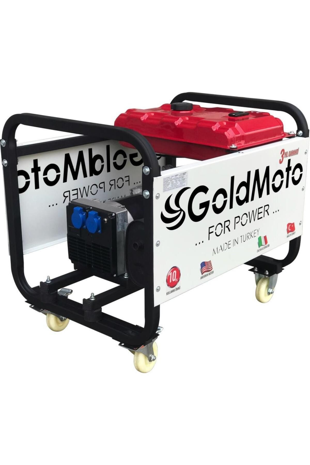 gold moto GoldMoto GM5.5BJBS Benzinli Jeneratör 5.9kVA Monofaze