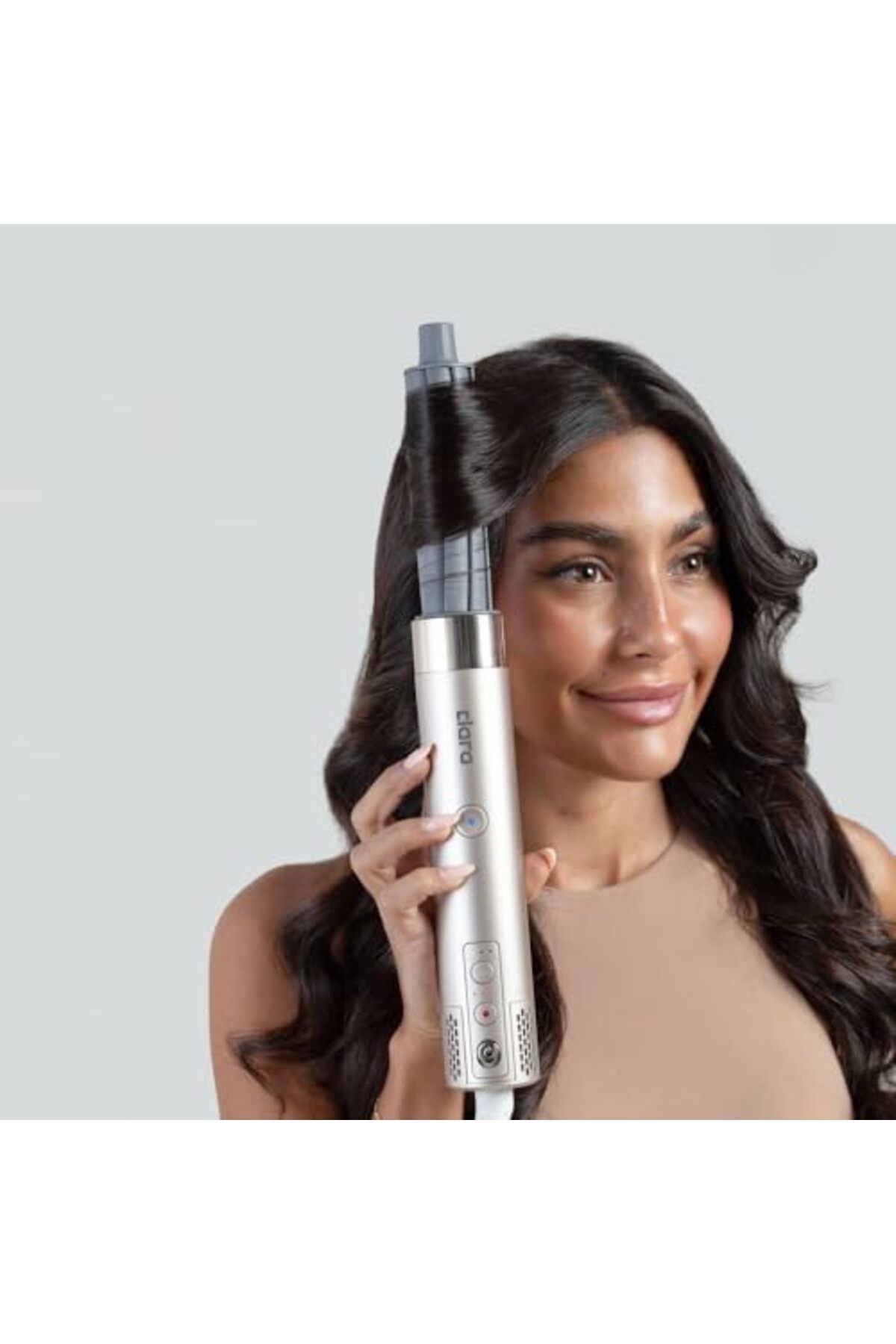 Clara-Multi Styler for All Hair Types – 6-in-1 Styling Tool with Auto-Wrap Curlers, Blow Dryer, Ro 9
