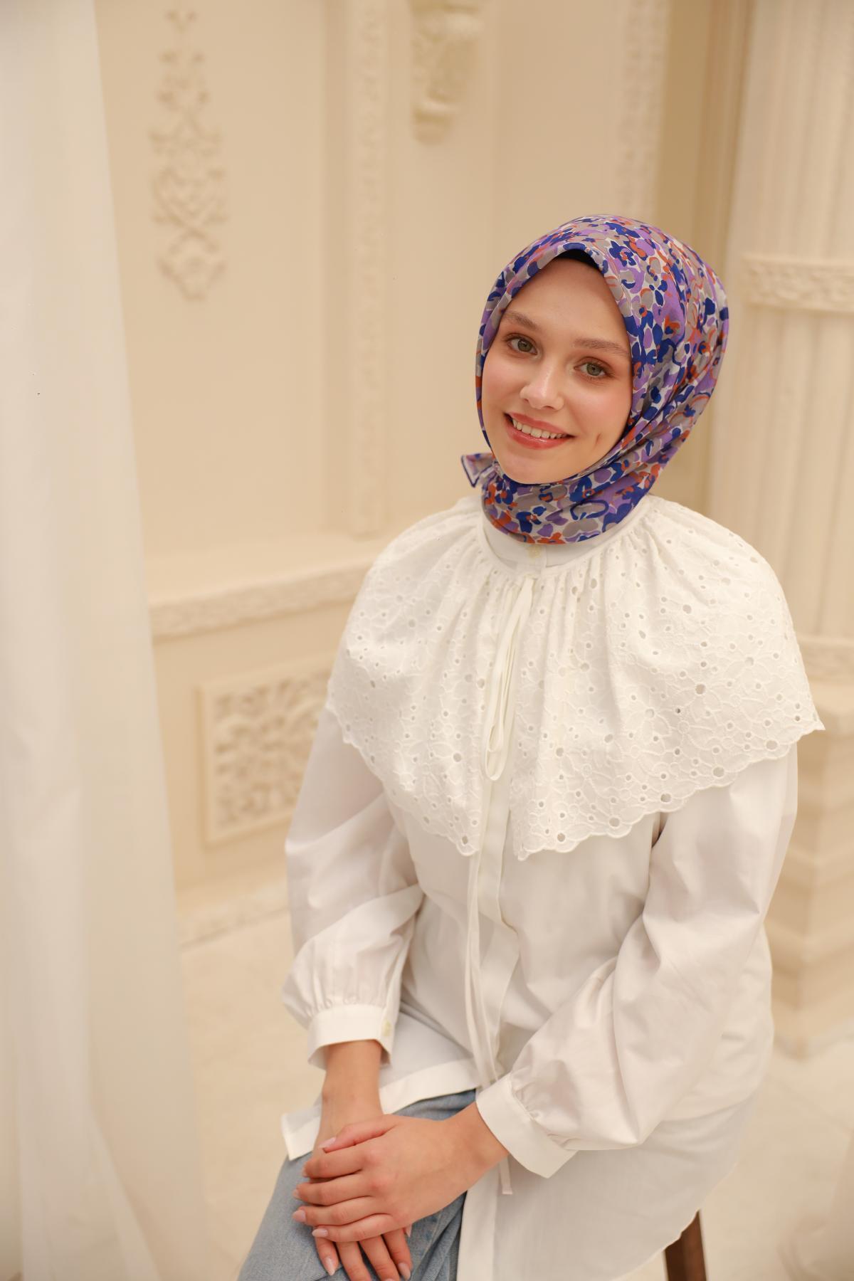 Silk Home-Soft Scarf 73081-12 3