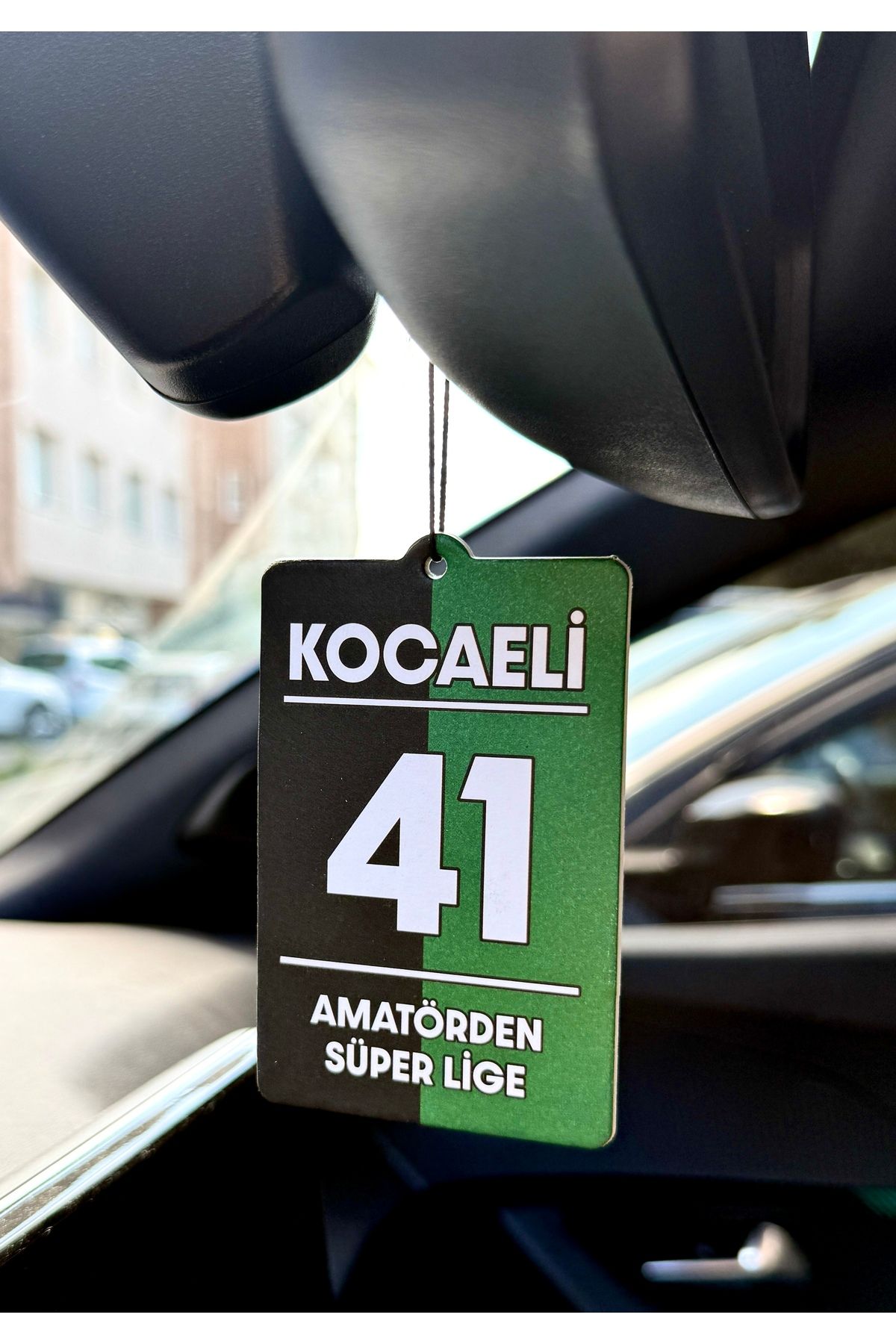 Duftpalm 41 SİYAH YEŞİL AMATÖRDEN SÜPER LİGE TASARIMLI ARAÇ KOKUSU VE OTO AKSESUARI