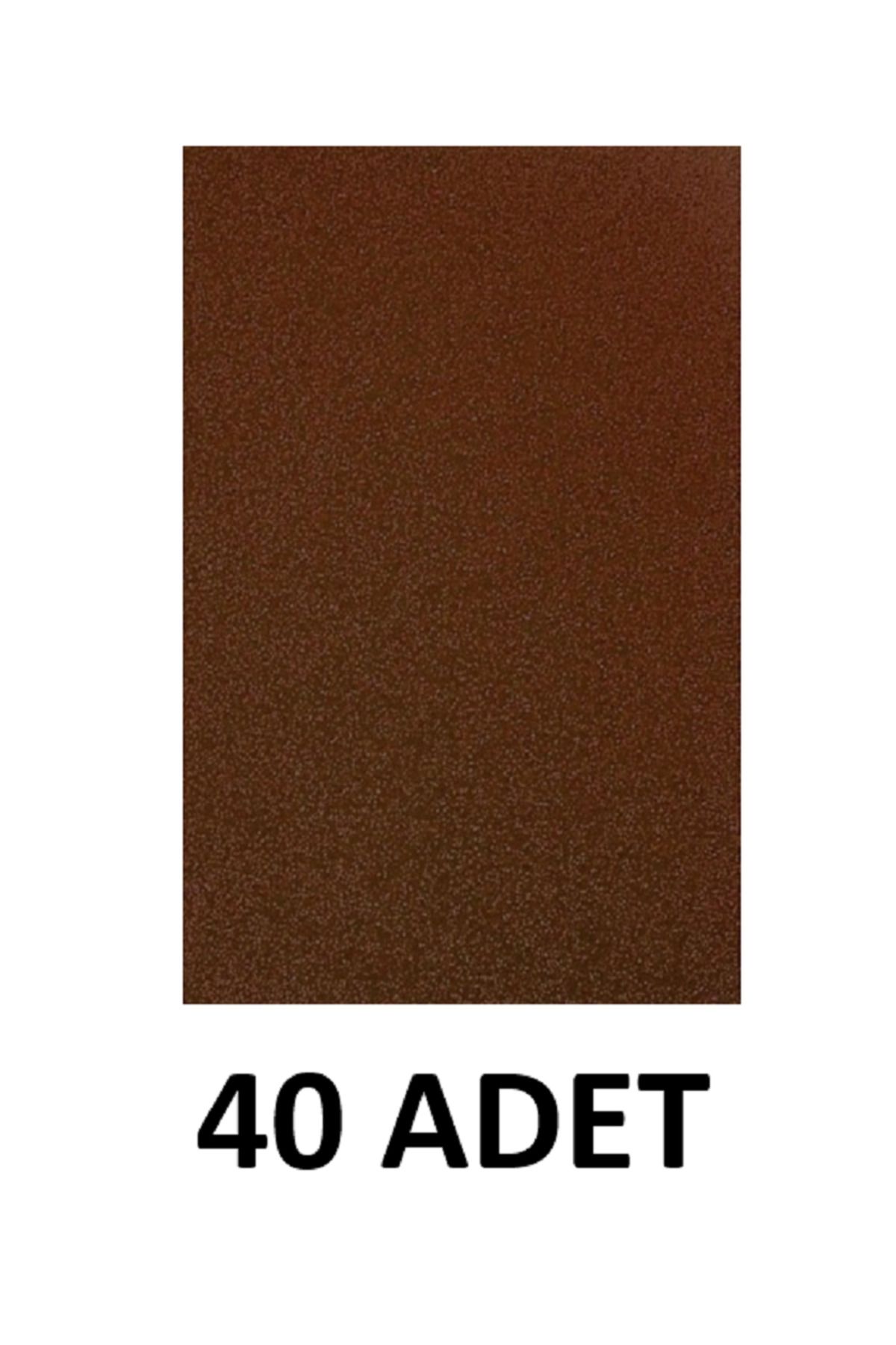Puti 40 ADET A4 Kahverengi Simli Eva